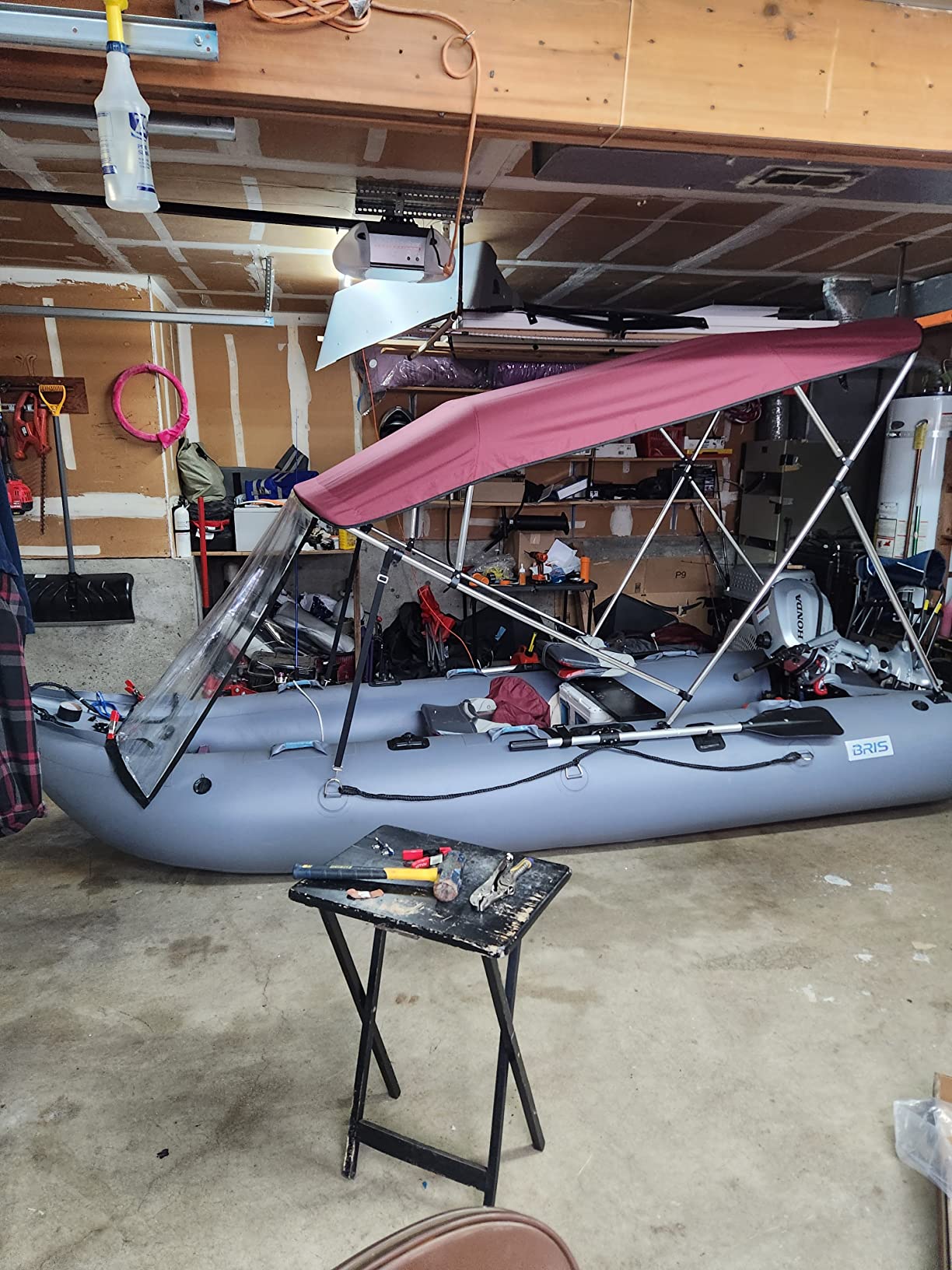 58/mo Finance BRIS 14.1ft Inflatable Boat Inflatable Kayak 3 Person