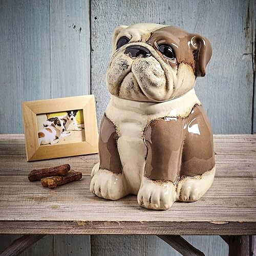 Miniatura 2 de KALALOU CDV1766 - Recipiente de cerámica para perros de toro, tamaño único, multicolor