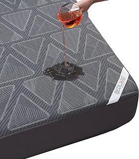 Twin Size Mattress Protector, Breathable and Soft 3D air Fabric noiseless Waterproof Mattress pad, Deep Pocket 6"-18" Depth Dirt-Proof Washable Mattress Cover for Home, Bedroom, Hotel