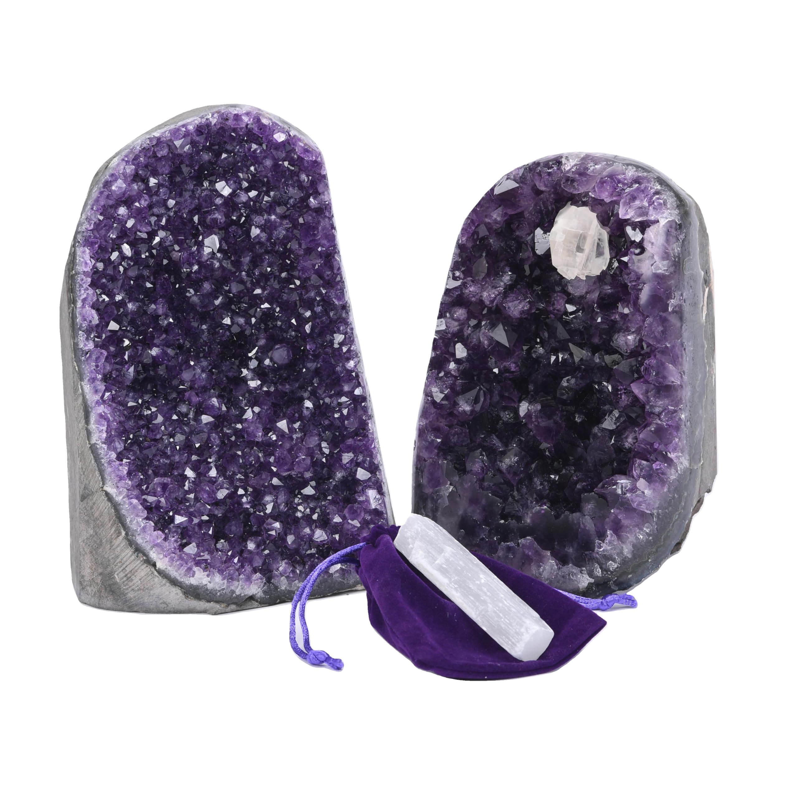 Premium Natural Amethyst Crystals Geode 6 to 7 lbs Healing Crystal Stones 4