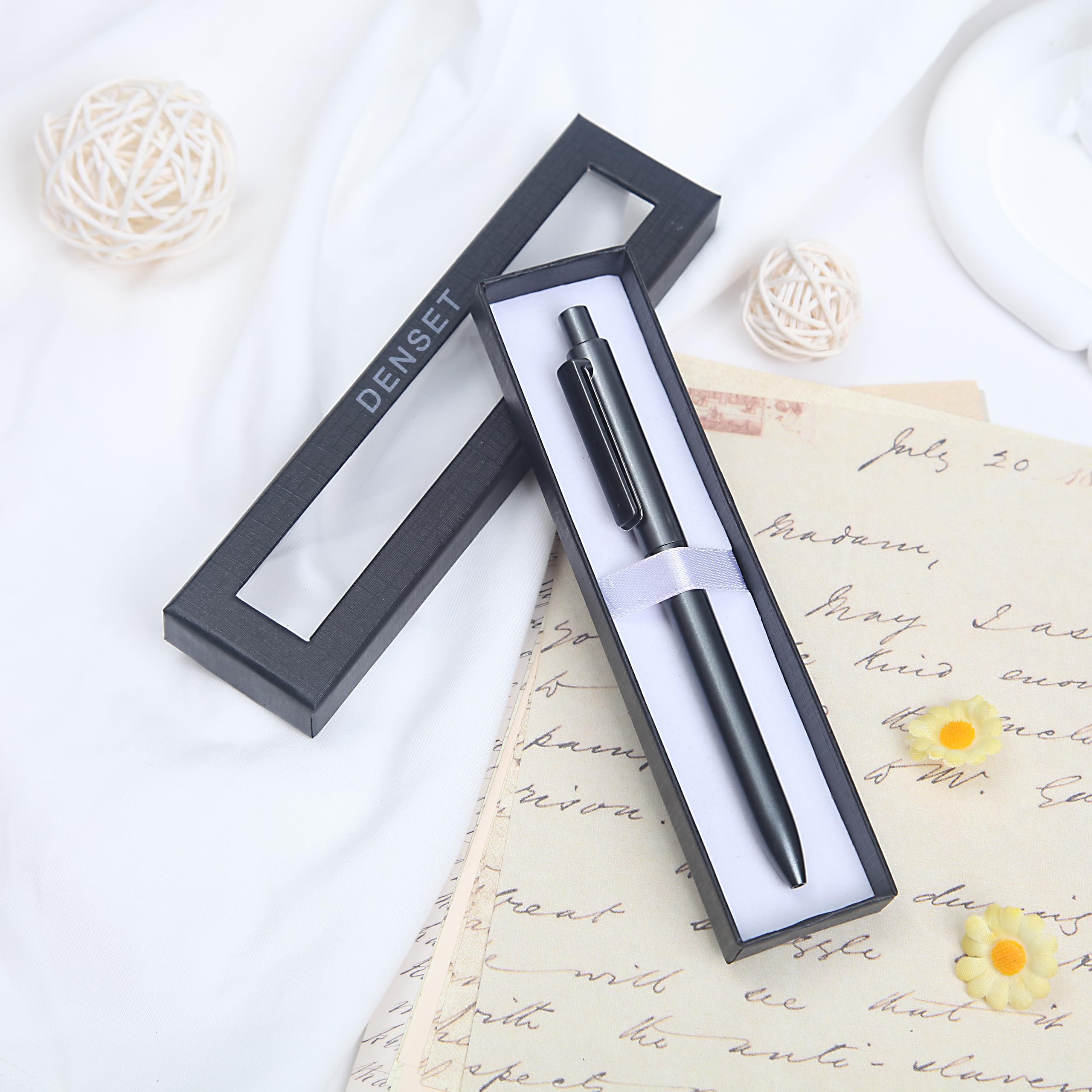 Black pen Black Ink Pens Write Pens with Elegant Gift Box Packaging 0 7mm