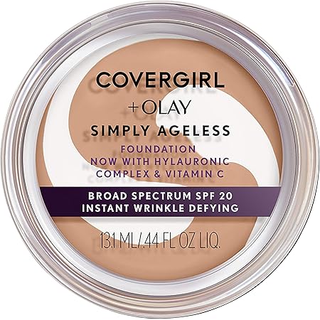 COVERGIRL & Olay Simply Ageless Instant Wrinkle-Defying Foundation, Natural Beige