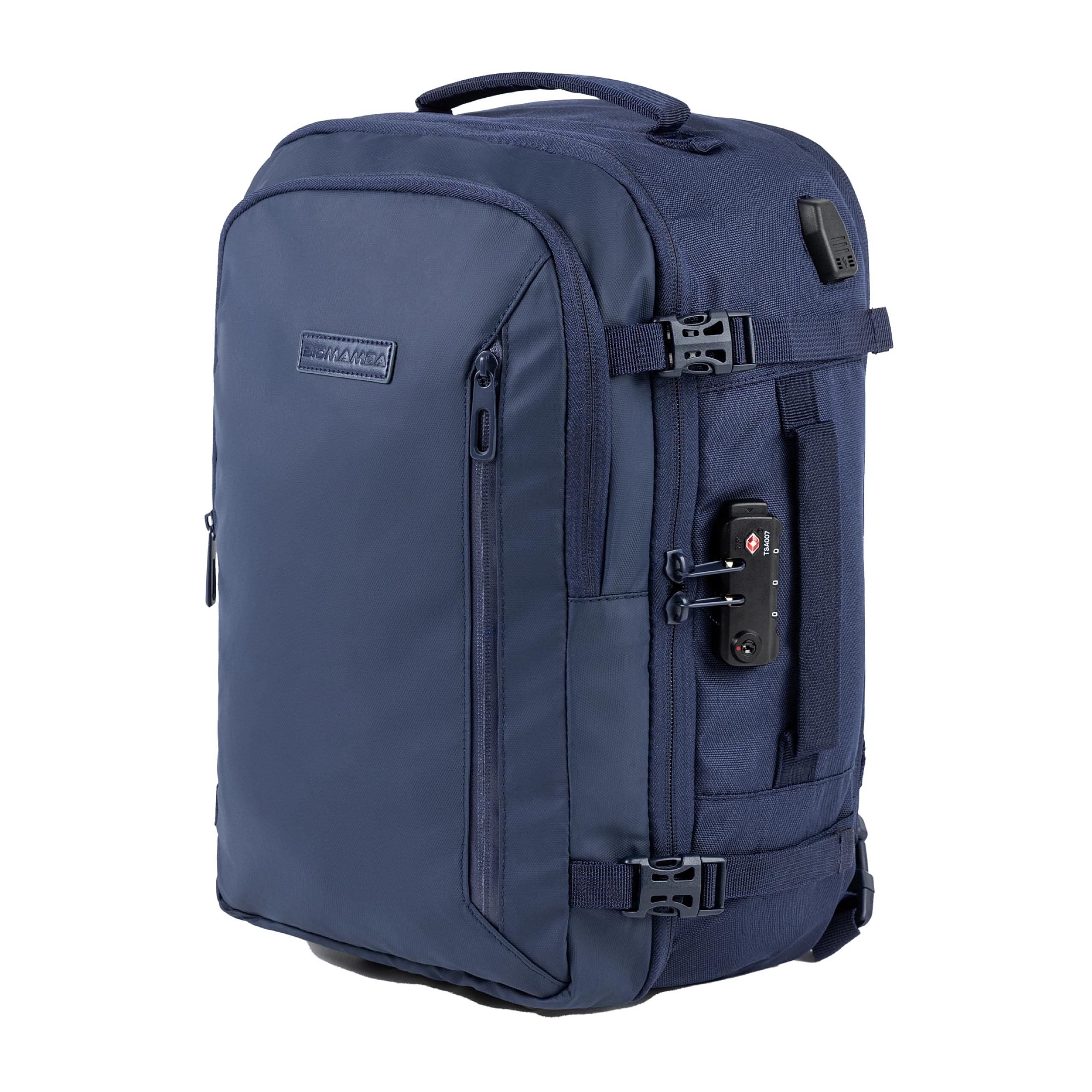 Zaino Bagaglio A Mano 40x20x25 Ryanair, Zaino Borsa 20L Voli Low Cost Easyjet - Blu Navy