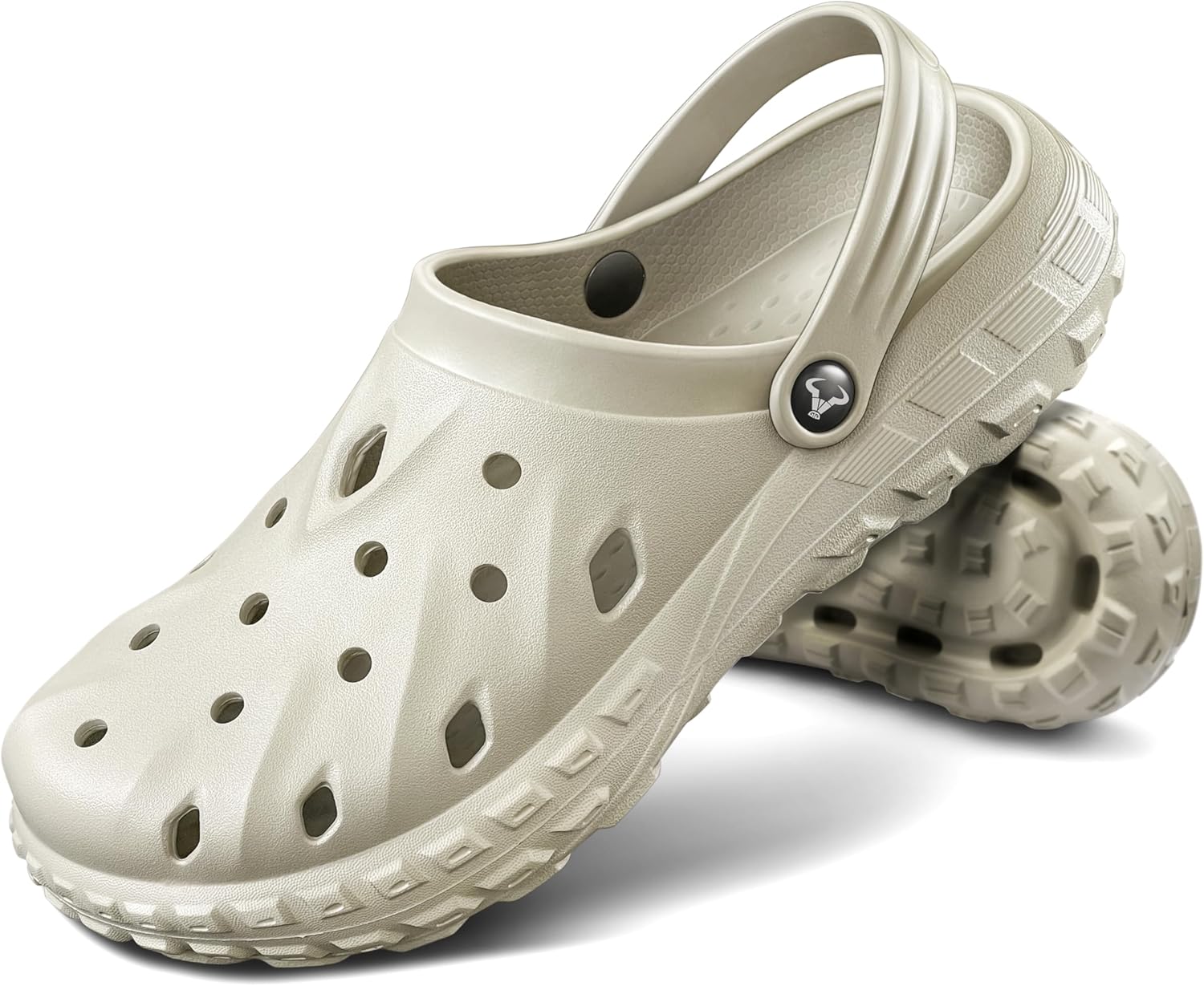 BULLIANT Men Clogs,Comfortable Mules Sandals for Men Women Cushioned Footbed Arch Support-EVA Ligthweight