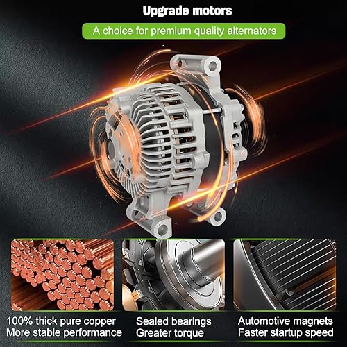 Miniatura 174 de SCITOO Reemplazo del alternador para Toyota para FJ Cruiser 2007-2010, para Toyota para Tacoma 2005-2015, para Toyota para Tundra 2006-2010 4.0L