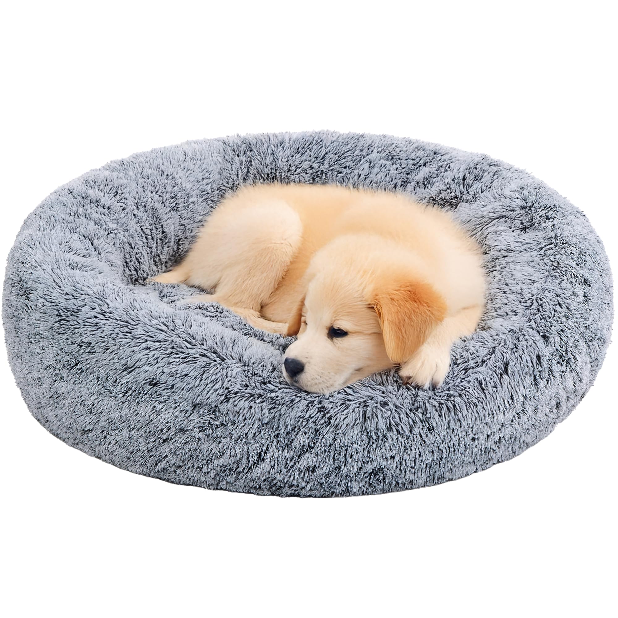 Pisi Bili Hundebett Katzenbett Waschbar flauschig orthopädische Hundebetten große und kleine Hunde Katzenschlafplatz für Katzen Donut