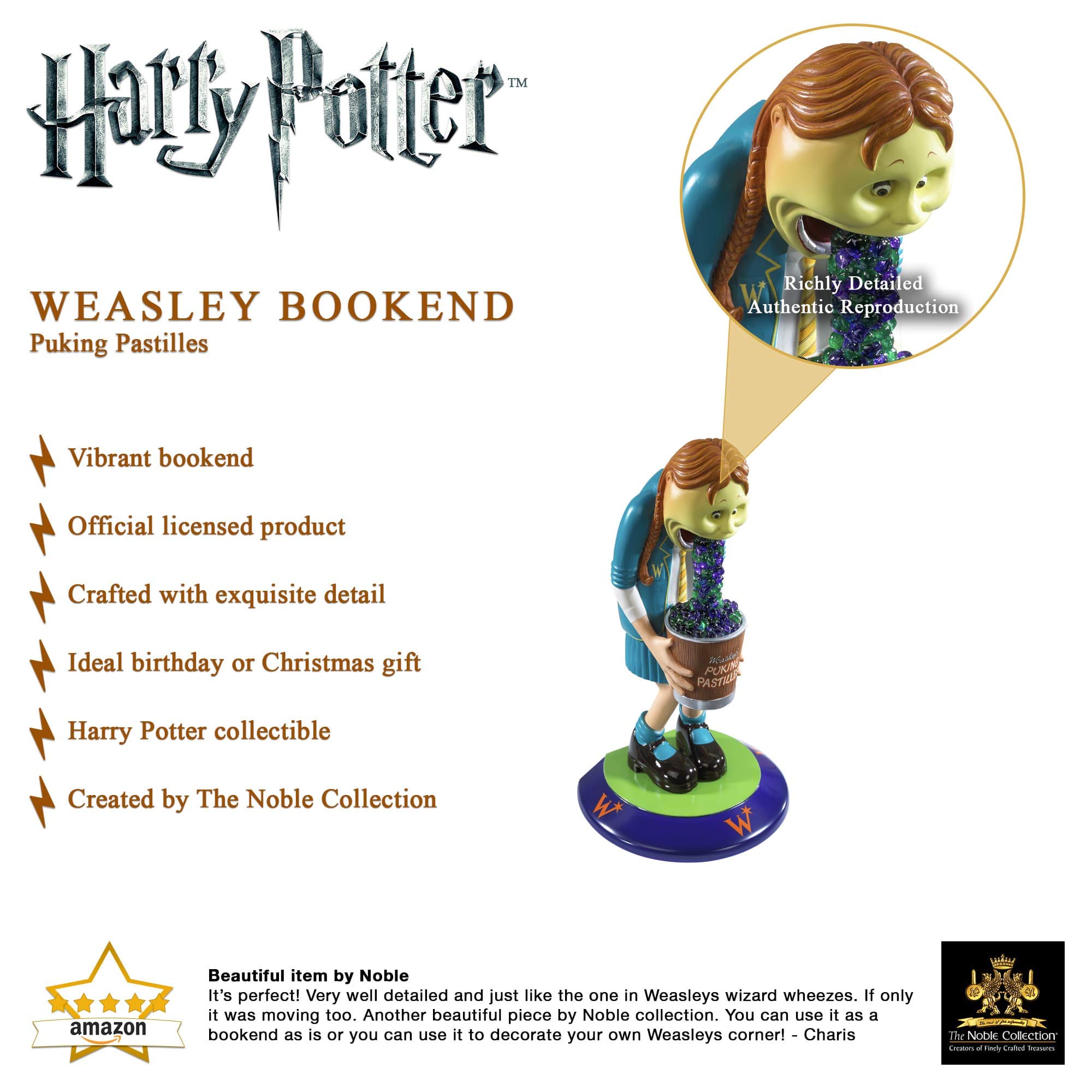 Image secondaire de Serre-livres Harry Potter Weasley Puking Pastilles - Décoration Colorée