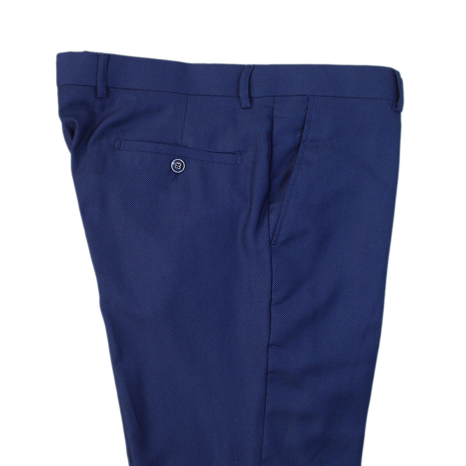 Abito da Uomo Micro Fantasia Vestito Formale Completo Elegante Sartoriale Slim Giacca e Pantalone da Ufficio