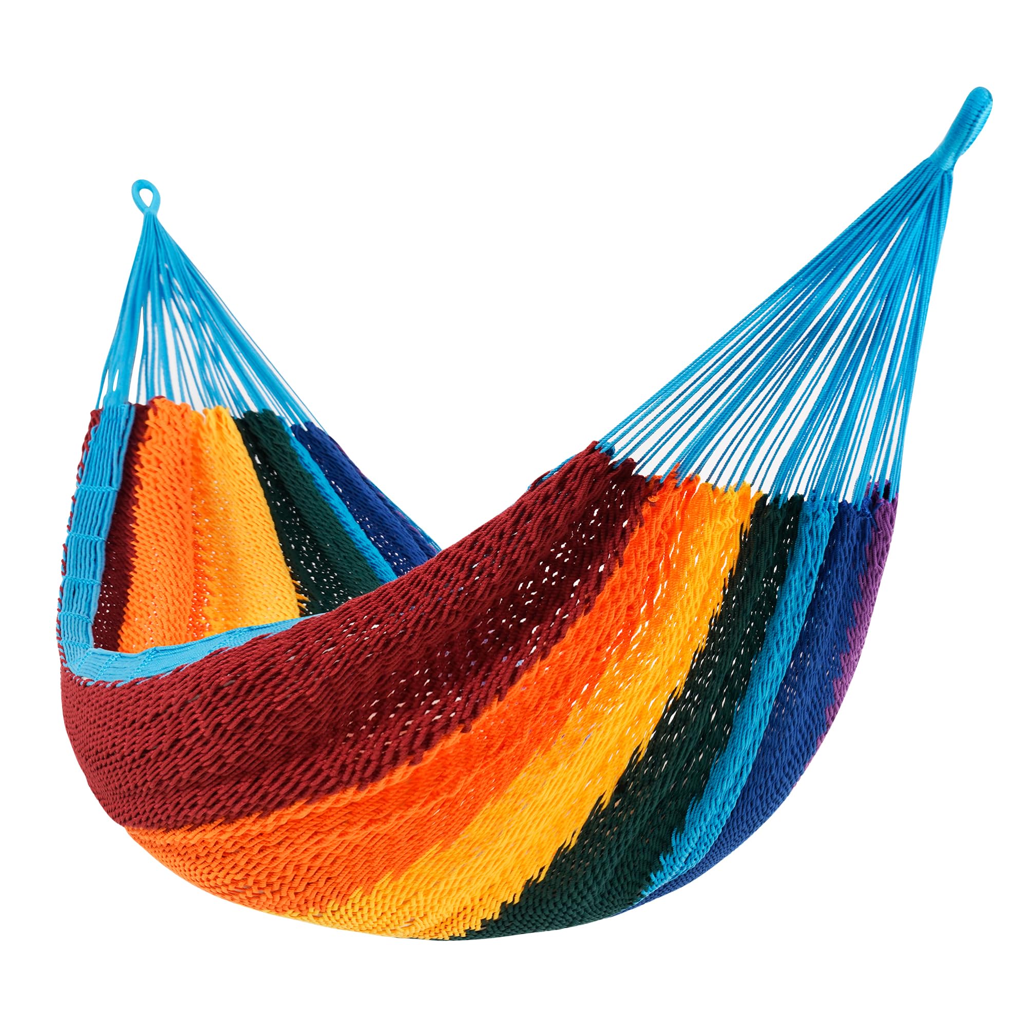 Lazy Daze XL Handwoven Mayan Hammock, 10.5FT Double Camping Hammocks