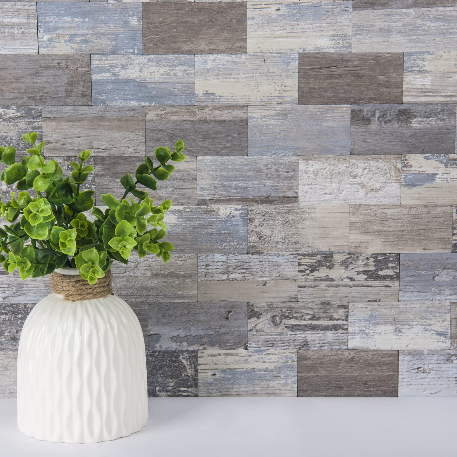 Buy Art3d 10Sheet Peel and Stick Backsplash PVC Wall Tile, Wood