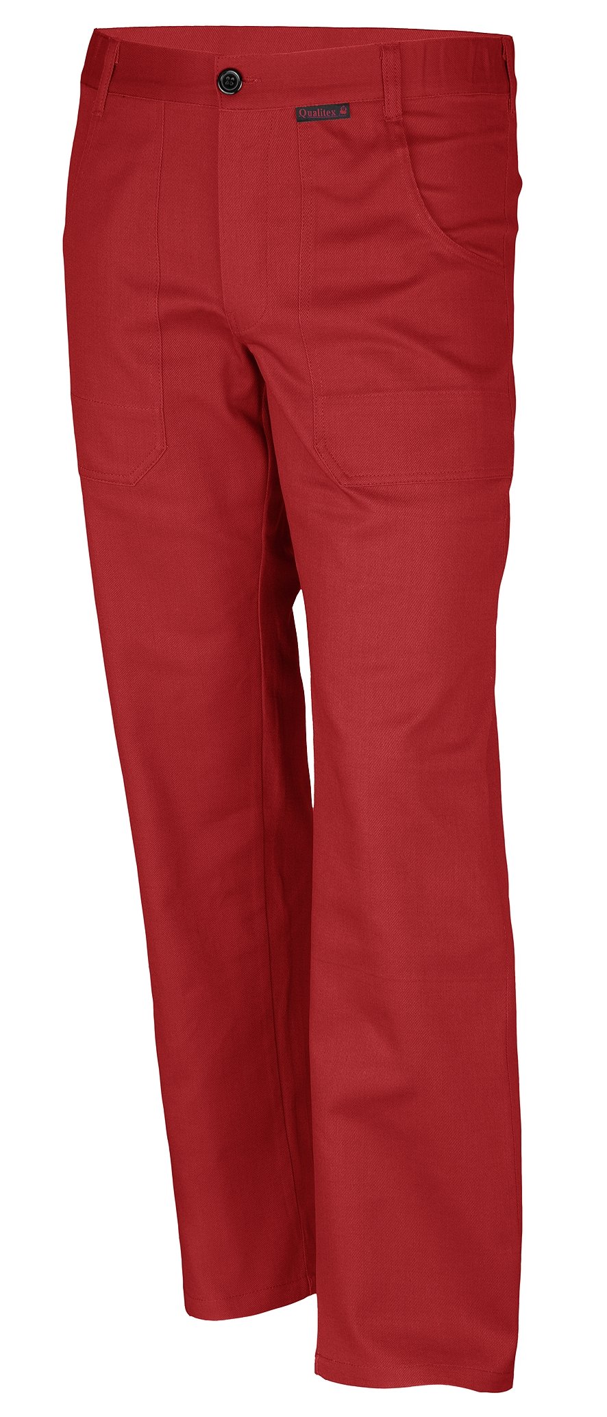 Latzhose QUALITEX 270, 5 Farben, einlauffeste Baumwolle, Größe 44-64, 90-110 56,Rot