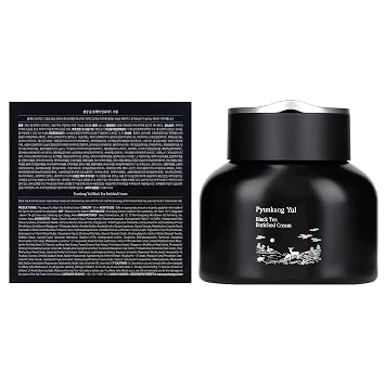Pyunkang Yul [PKY] Black Tea Enriched Cream for Anti-aging, Condensed Nutrition for Fine Line Care with Kombucha, Ginseng Extract, Zero-Irritation, Korean Skincare (2.02 Fl. Oz, 60ml)