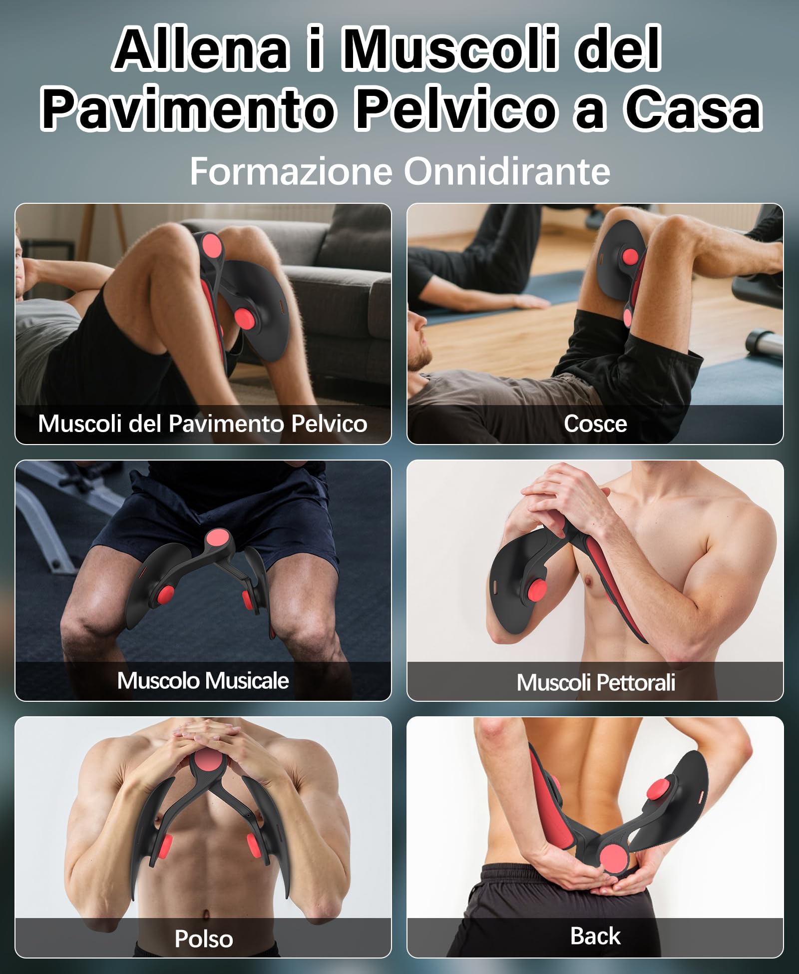 TINRIEF Kegel Trainer per cosce da 22 kg, con fascia di resistenza, per allenare il pavimento pelvico, per riabilitazione post-partum, trimmer interno coscia, macchina per la pressa per gambe