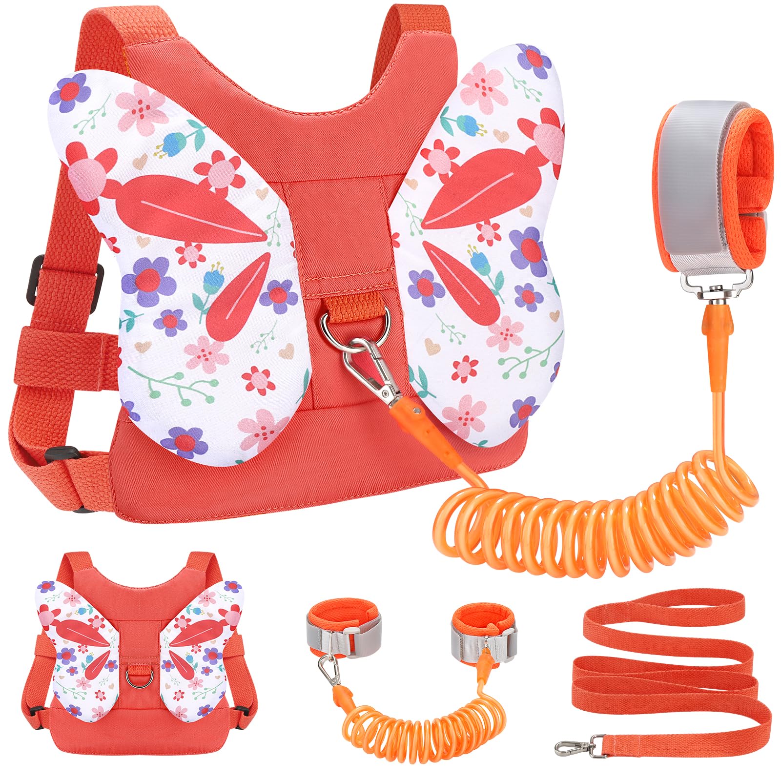 Accmor 3 in 1 Toddler Harness Leashes + Anti Lost Wrist Link, Kids Harness Children Leash for Girls, Child Anti Lost Leash Baby Cute Harness Belt Strap Hold Kids Close While Walking — Amazon image 10
