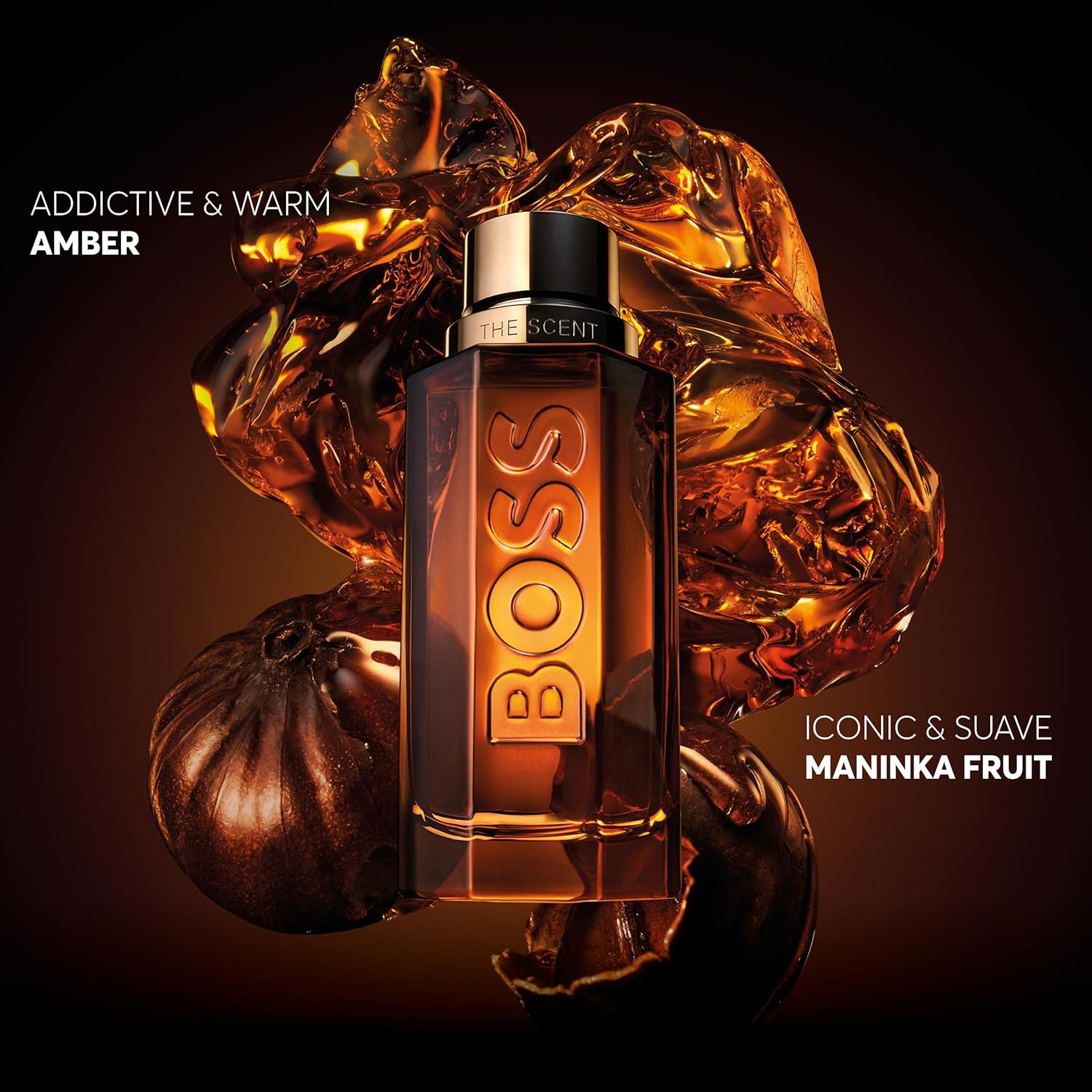 BOSS The Scent Eau de Parfum Intense – Ambery Cologne for Men – With an Amber Accord & Maninka Fruit – Long-Lasting Fragrance - Image 2