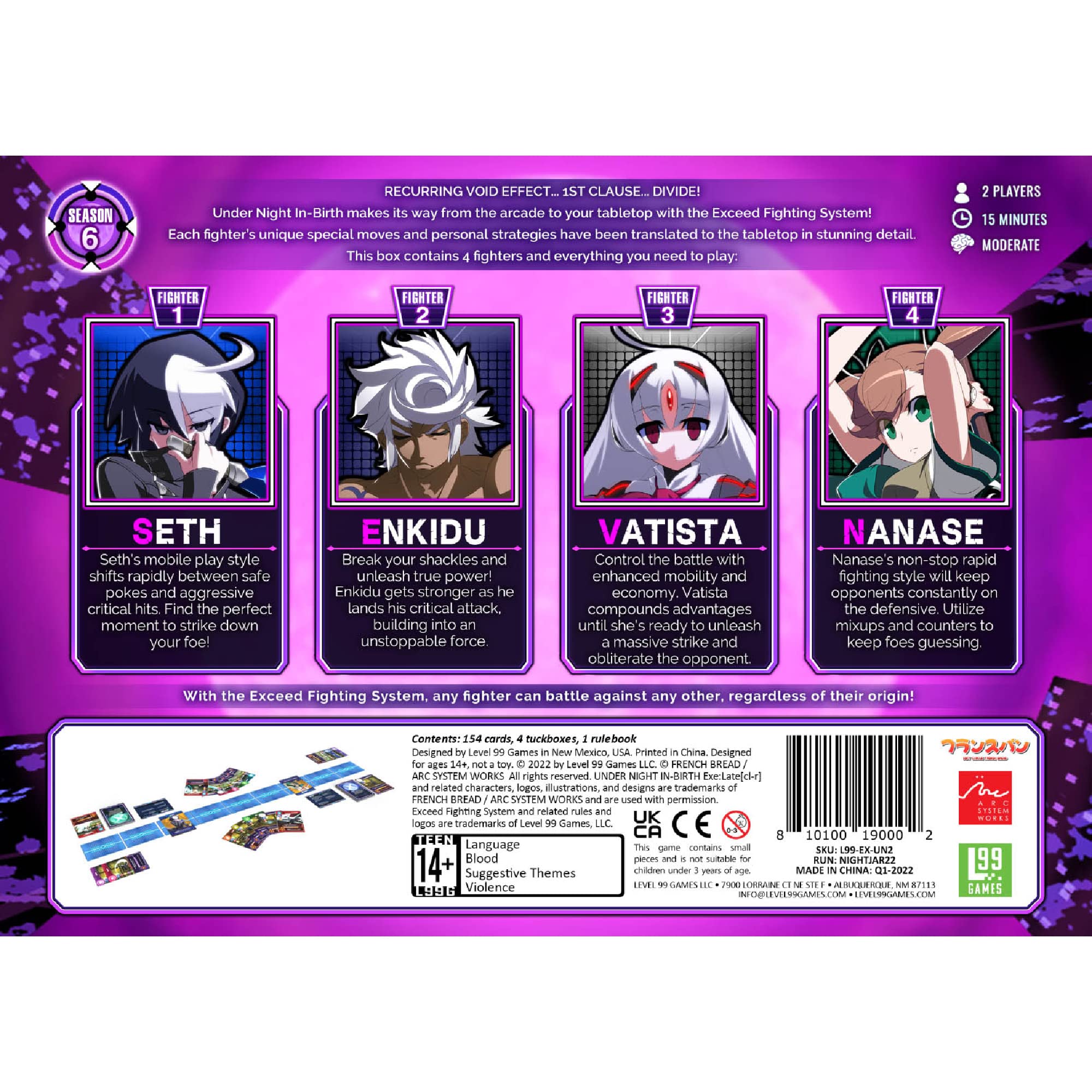 Level 99 Games Exceed - The Beheaded - Kartenspiel Für Erwachsene Und Jugendliche
