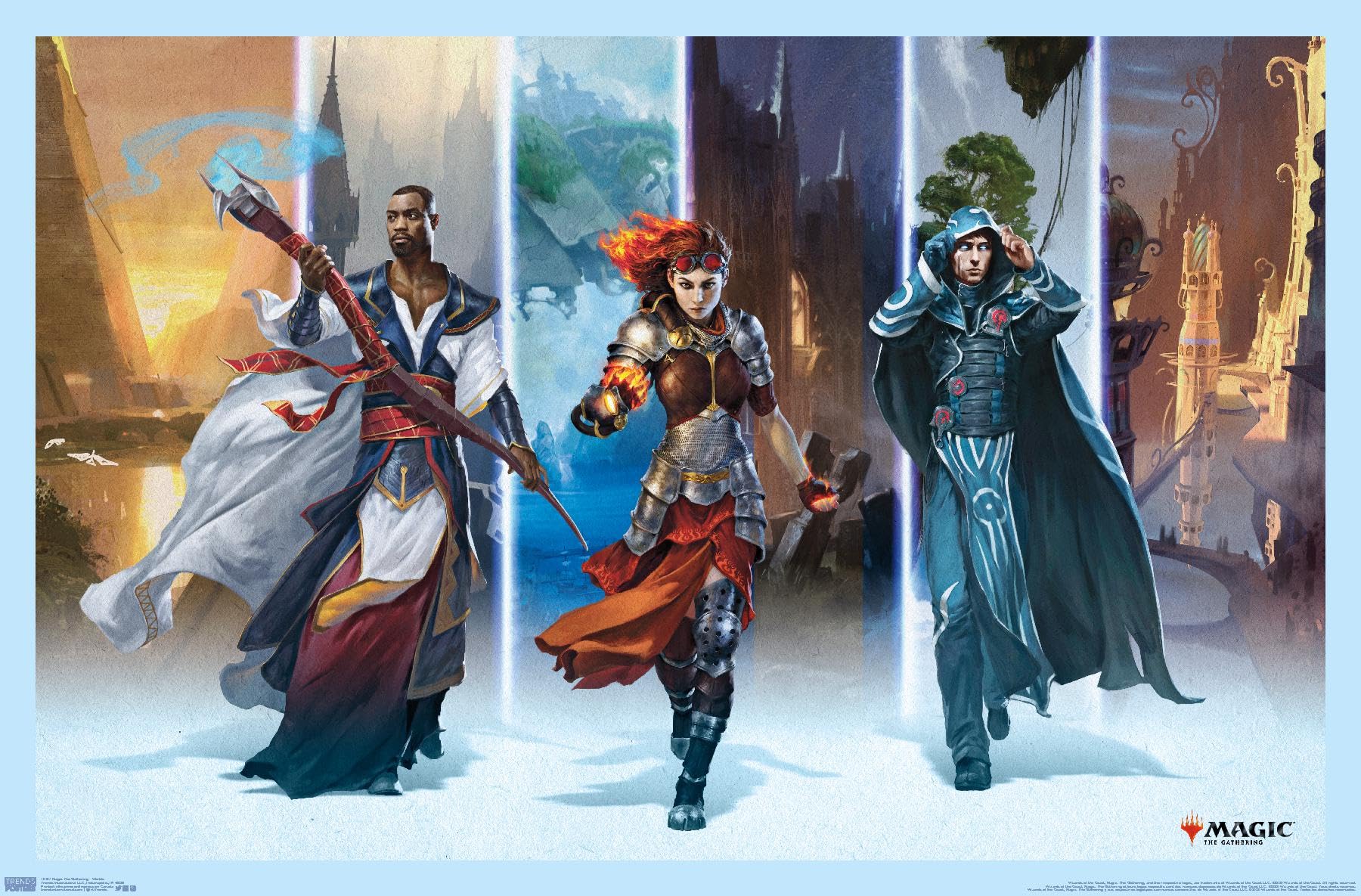 Trends International Magic: The Gathering - Worlds Wall Poster, 22.375" x 34", Premium Unframed Version