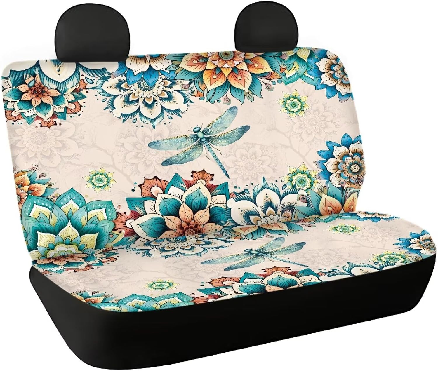 Customized Car Seat Covers for Women Girls Auto Back Seat Covers,Custom Seat Covers for Car Saddle Blanket Protector Universal Backseat Covers