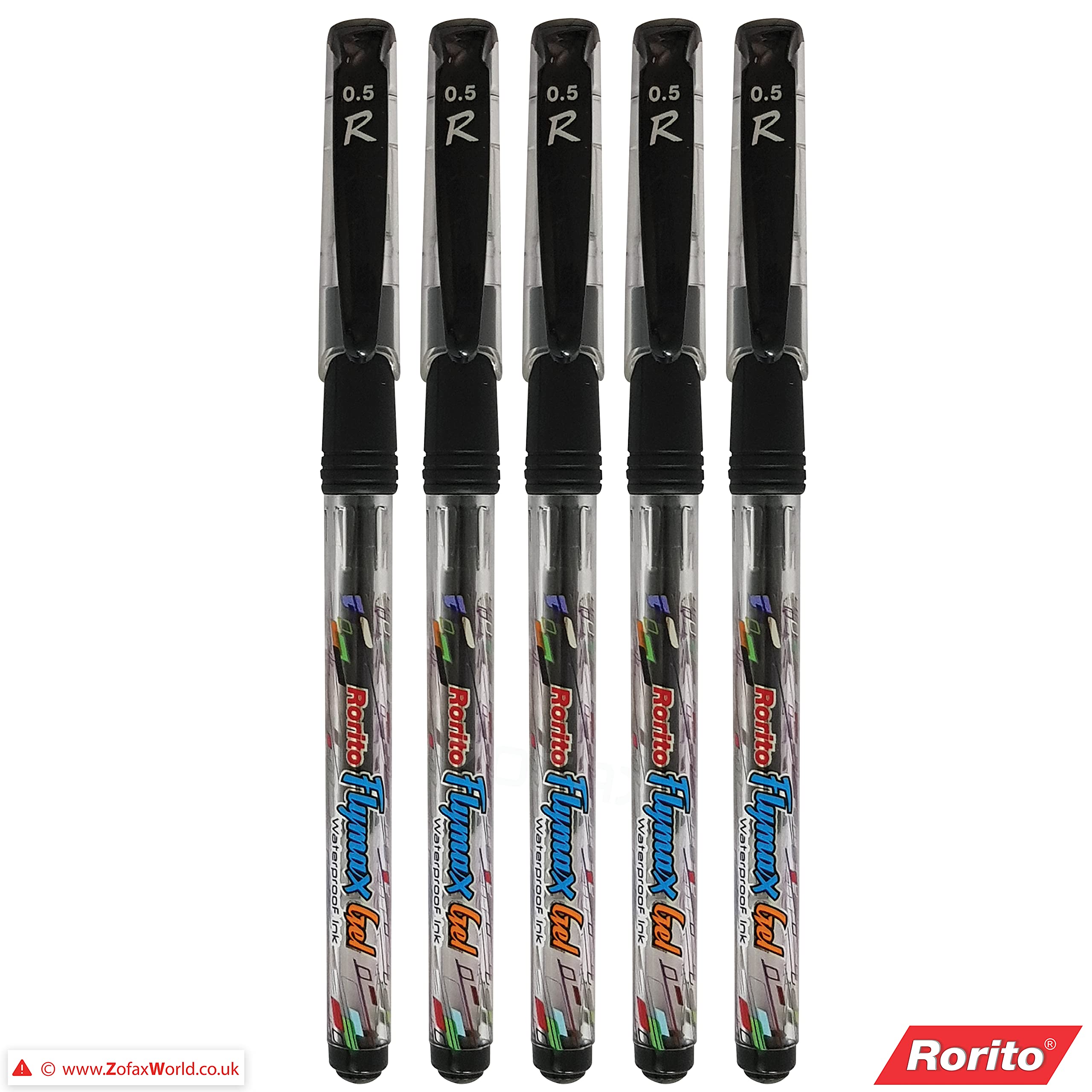 Waterproof Ink Rorito Flymax Gel Black Rorito X 5mm Flymax Black