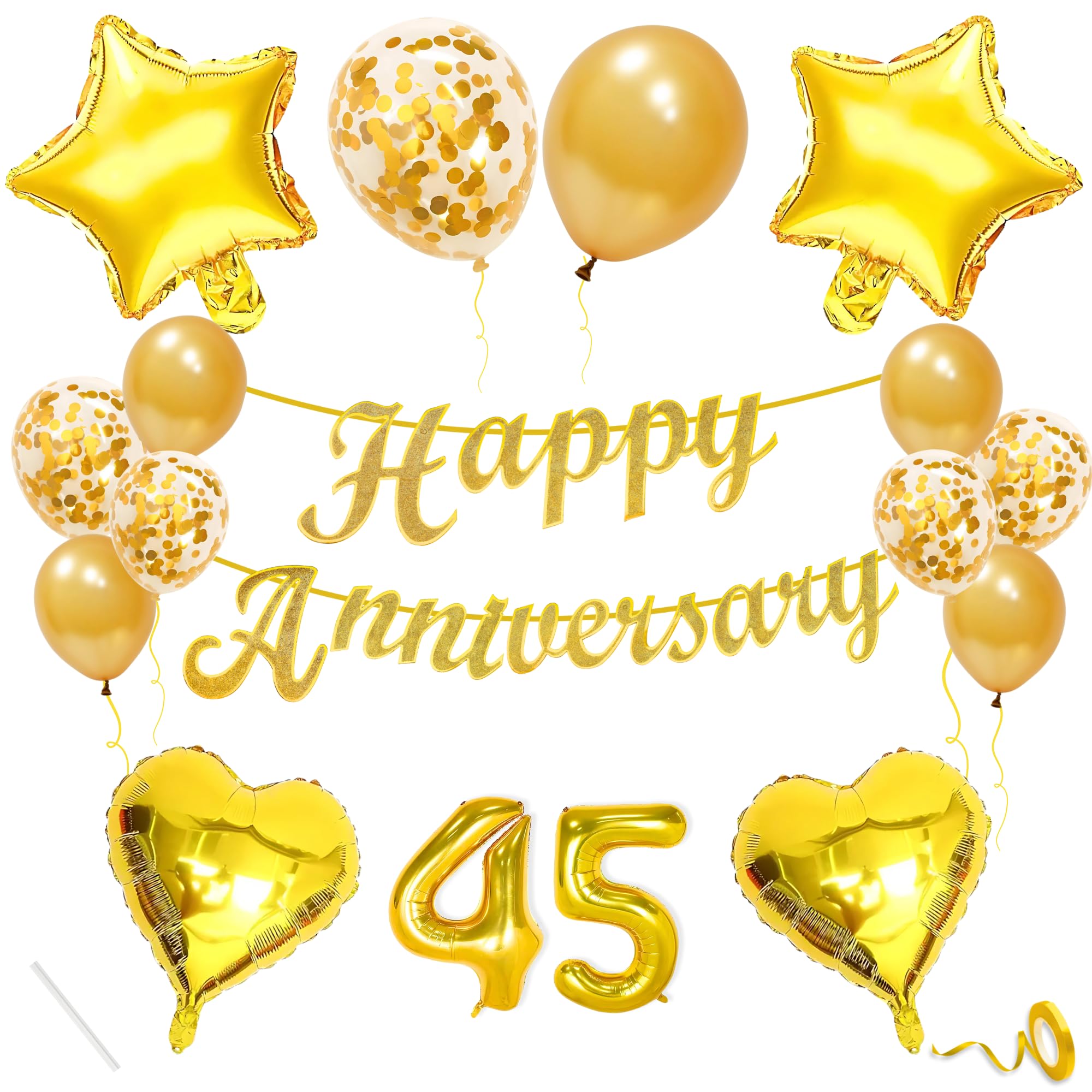 45th Anniversary · Gold
