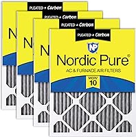 Vista 46 de Nordic Pure 20x20x1 (19 1/2 x 19 1/2 x 3/4) Filtros de aire plegados MERV 12, paquete de 6