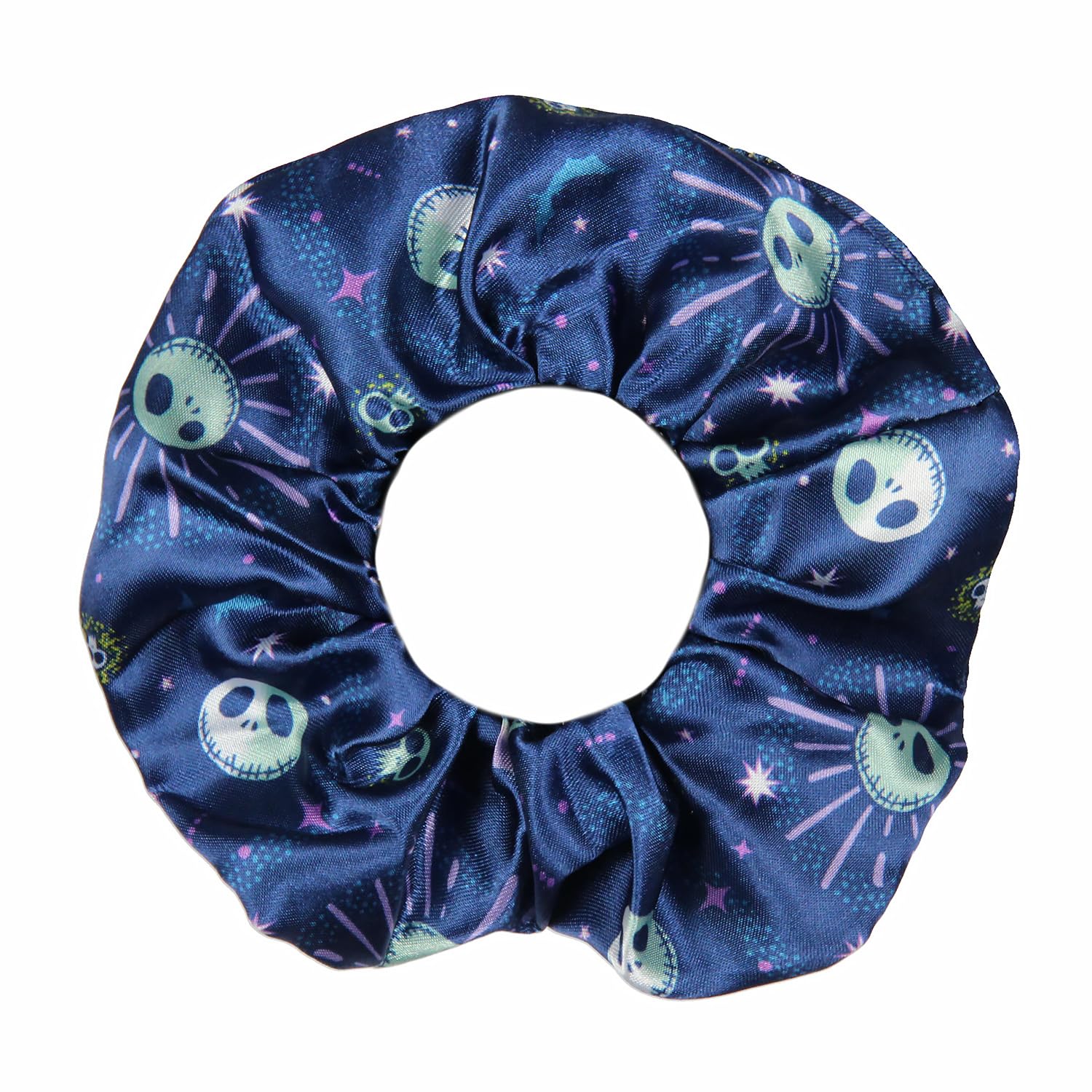 Disney The Nightmare Before Christmas Scrunchie Set Haargummis Haarschmuck für alle Haartypen 3-teiliges Set | Schmerzfreies Entfernen für Zöpfe Pferdeschwanz