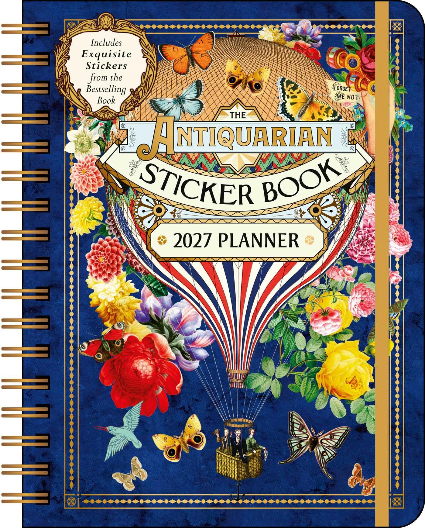 The Antiquarian Sticker Book 2027 Monthly/Weekly Planner Cale... - 9798881608620