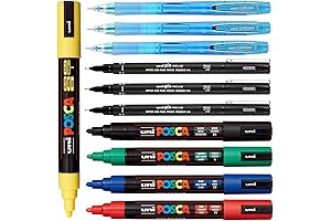 ArtMaster Posca Markers Set 5M: Precision Sketching and Drawing Kit for Artists