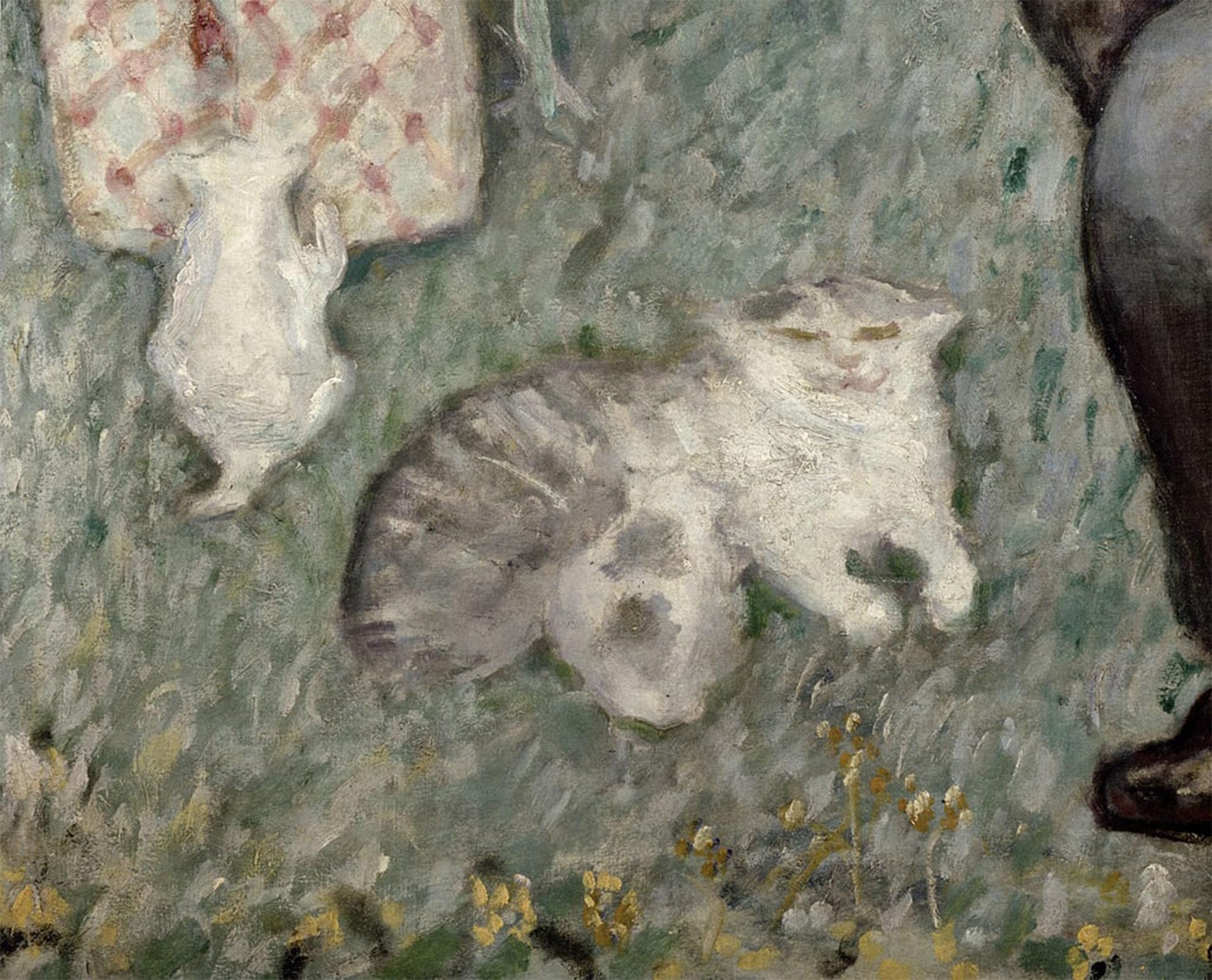 POSTERIIk Famous Animal Posters Vintage Picture the Bourgeois Afternoon or the Terrasse Family by Pierre Bonnard Modern Wall Decor for Home Decor 60x90cm