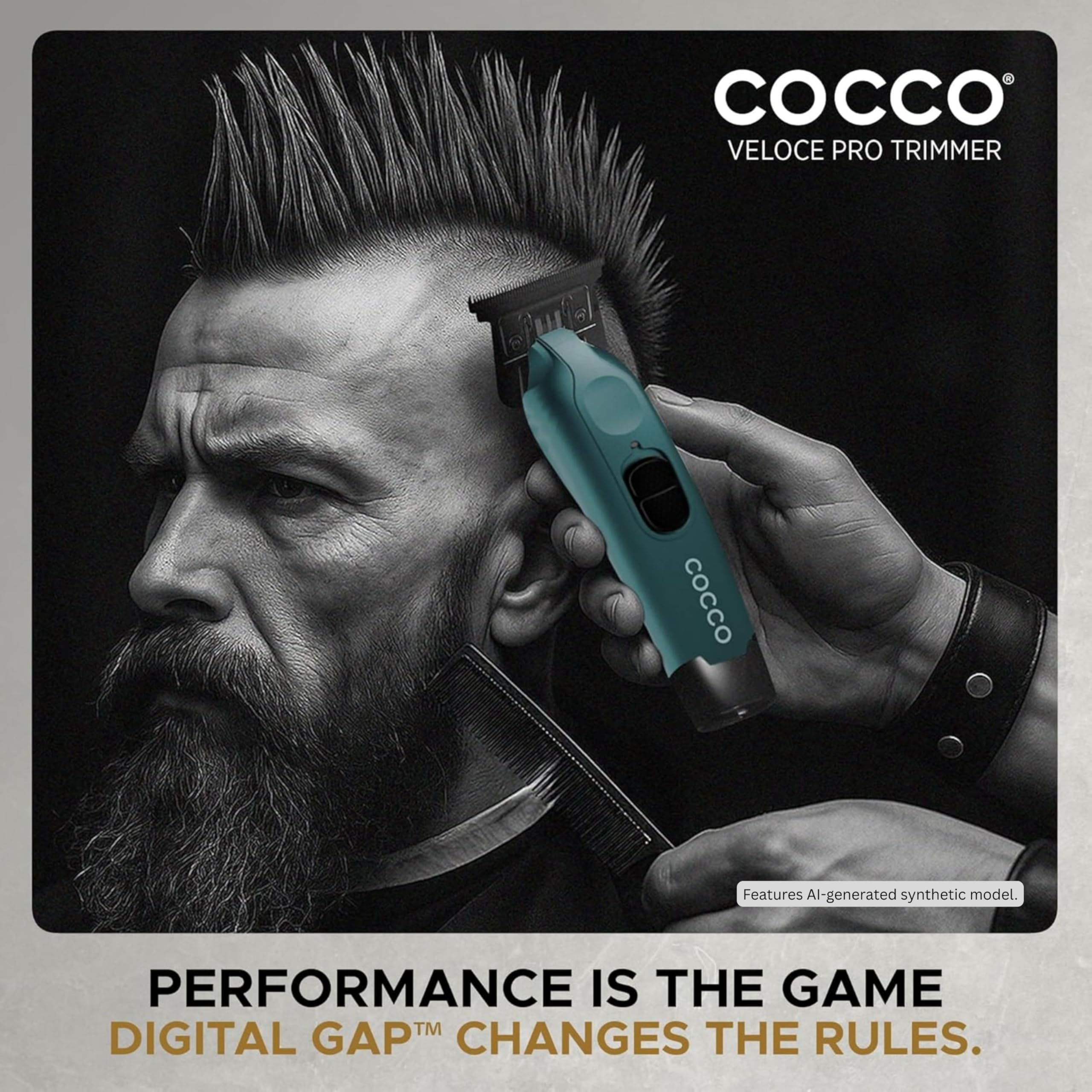 Cocco Hyperveloce Pro Trimmer Dark Teal - recortadora de acabado
