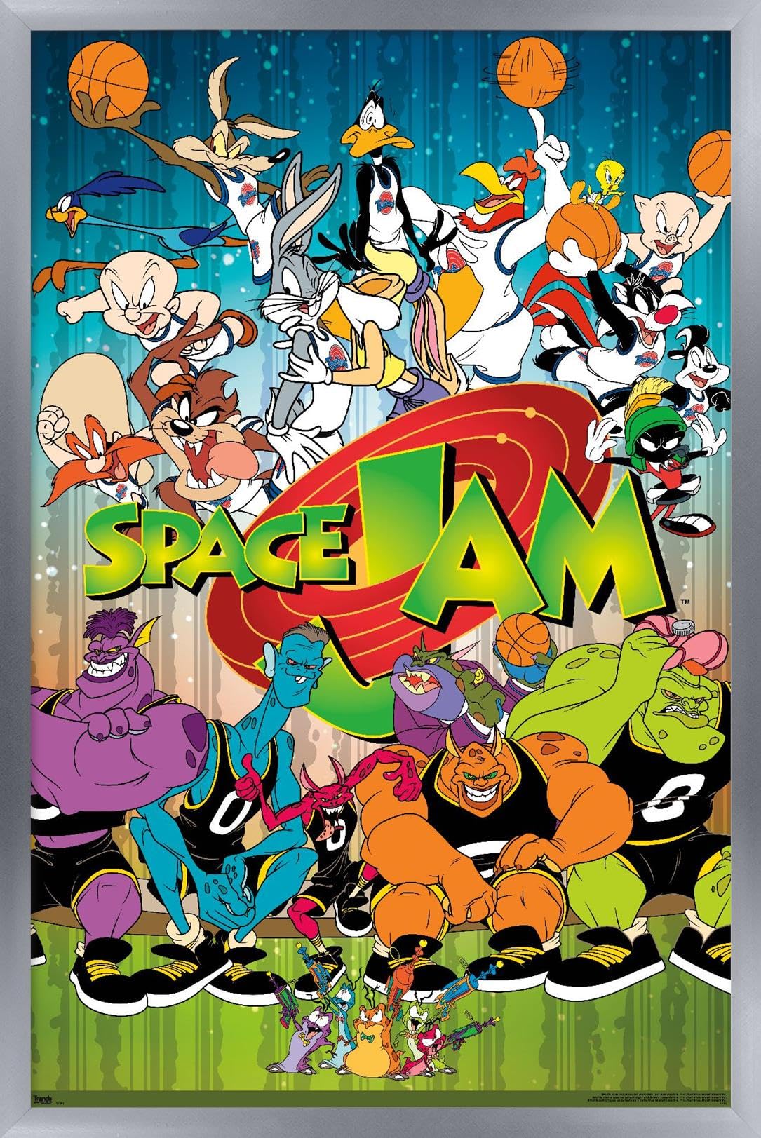 Amazon.com: Trends International Looney Tunes: Space Jam - Classic
