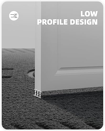 Miniatura 10 de Color&Geometry Tapete de bienvenida para puerta de exterior, 35 x 59 pulgadas, tapete de goma resistente antideslizante e impermeable, tapete de