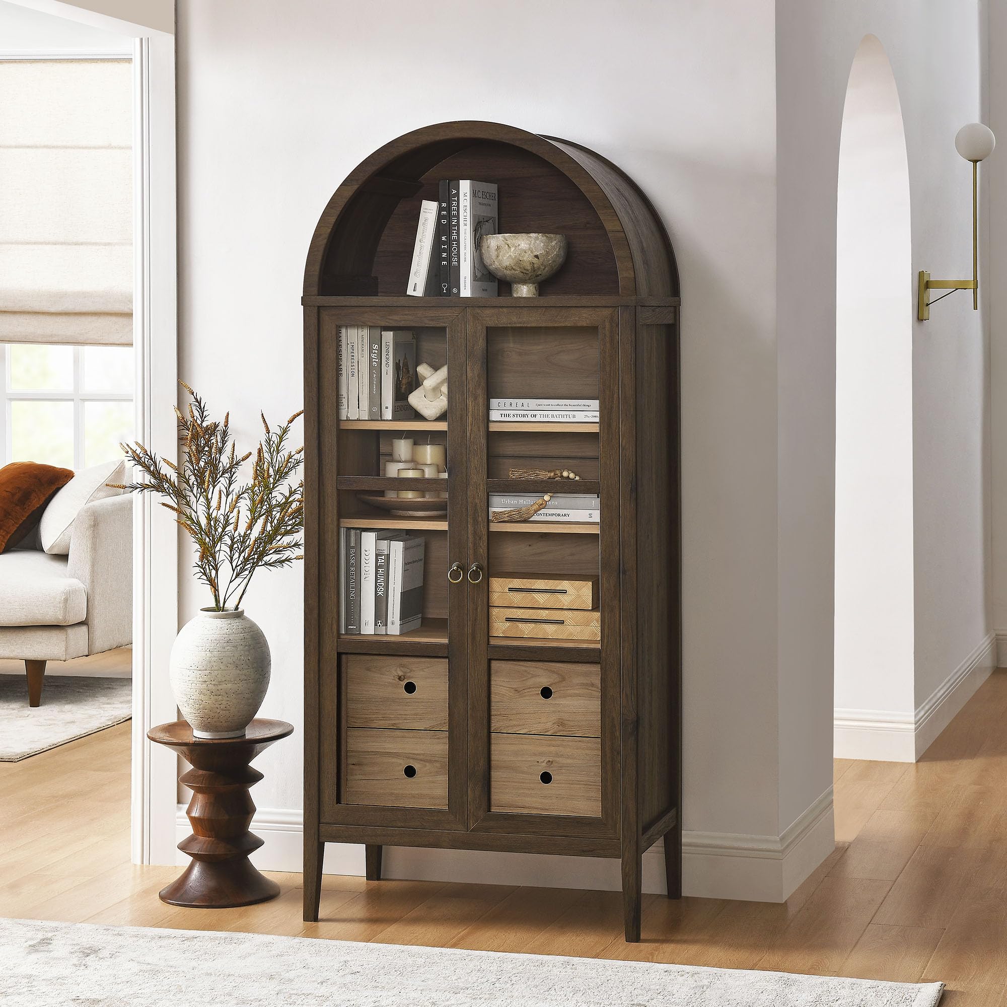 Amazon.com: Modway Nolan Modern Farmhouse 71 Inch Tall