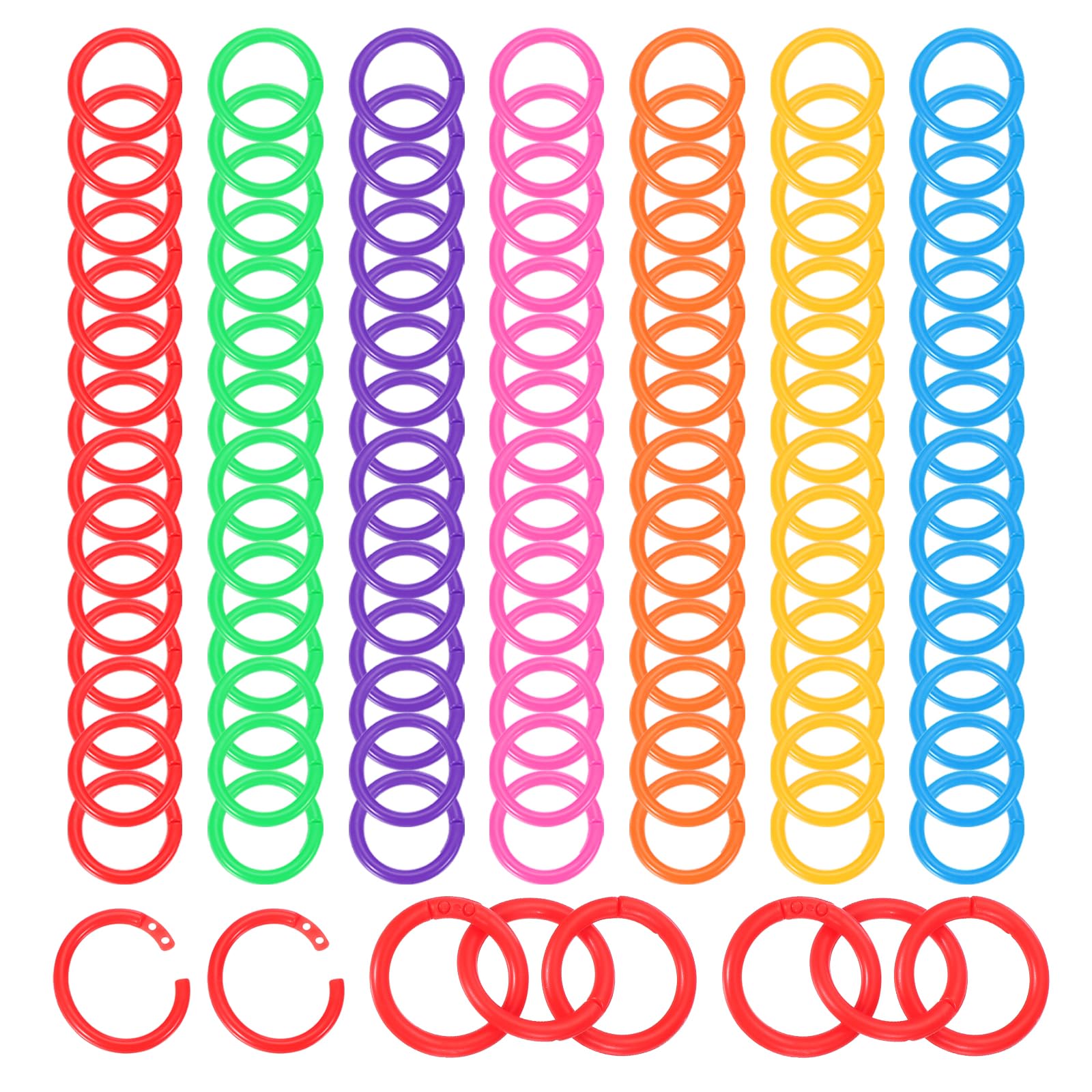 PATIKIL 1.1" Loose Leaf Binder Rings
