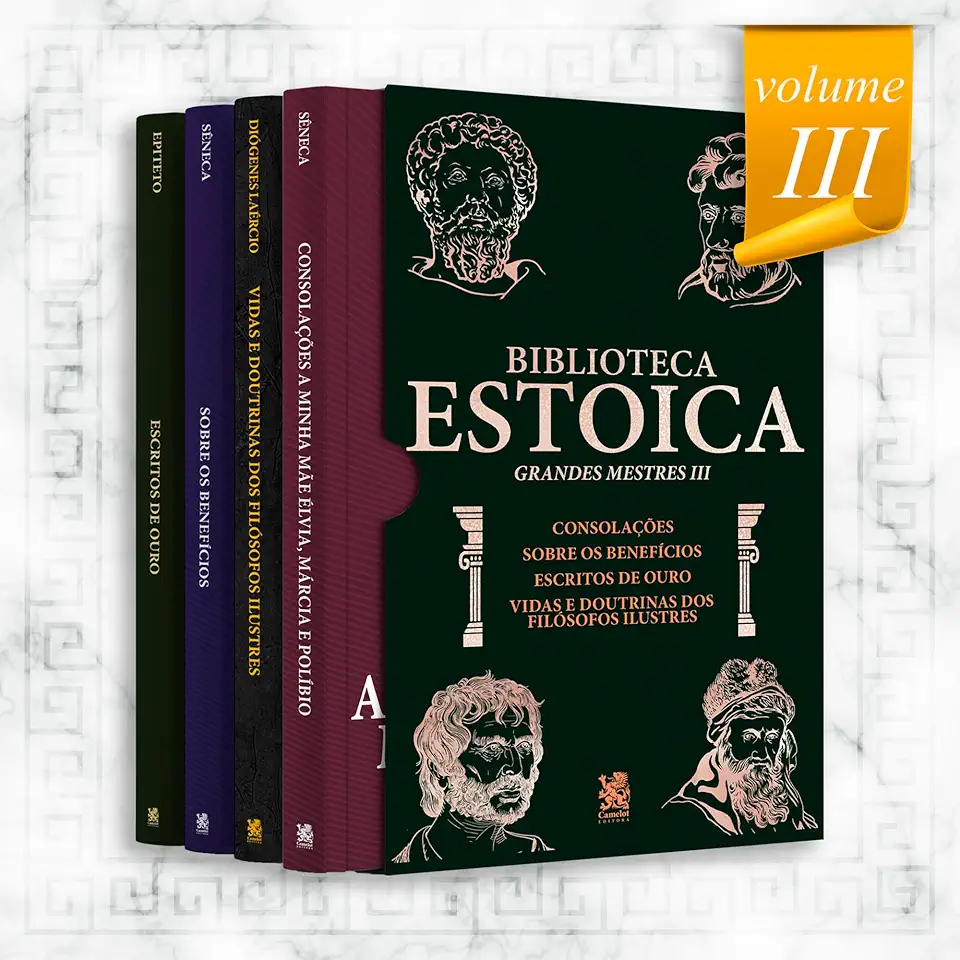 Biblioteca Estoica: Grandes Mestres Volume III - Box com 4 Livros: Volume 3