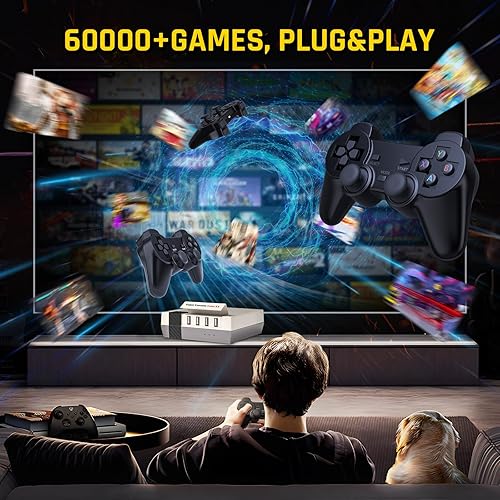 Miniatura 2 de Kinhank Super Console Cube X3 Built-in 60,000+ Games,Retro Video Game Console,EmuELEC 4.5Android 9.0CoreE 3 Systems in 1,Compatible with 60+ Classic