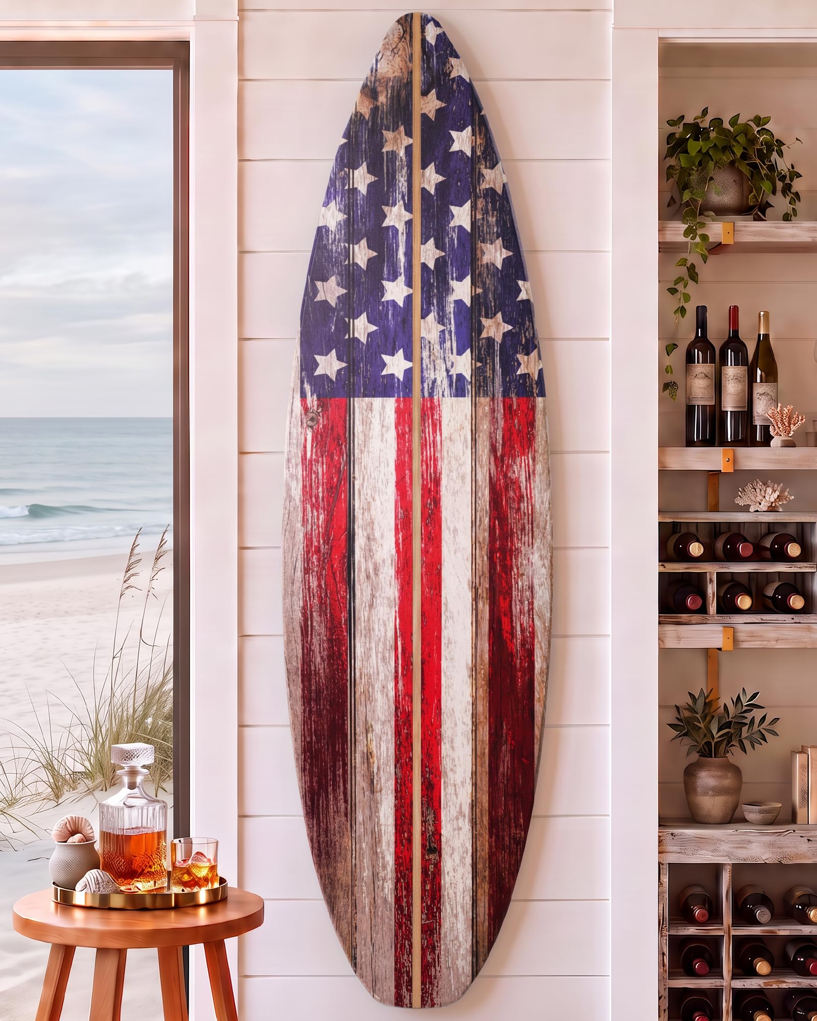 アメリカ国旗デザイン サーフボード Amazon.co.jp: American Art Decor ヴィンテージ アメリカ国旗