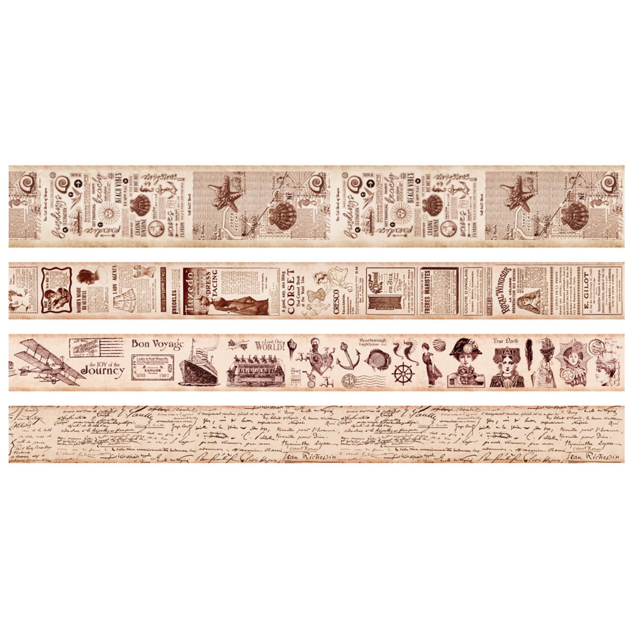 Set 12 Rotoli Washi Tape KAVI'S - Nastro Decorativo Per Diari, Scrapbooking E Fai Da Te - Foto 2