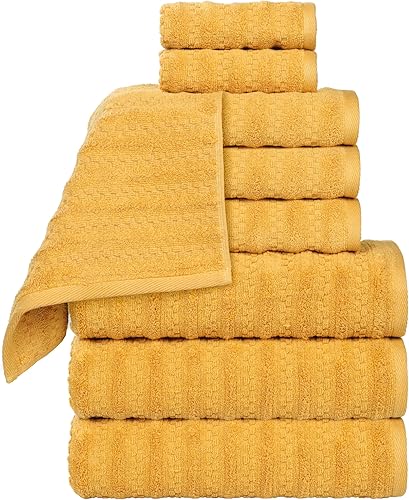 Superior Zuma Zero Twist Cotton Medium Weight Towels, for Guest Bath, Bathroom, 