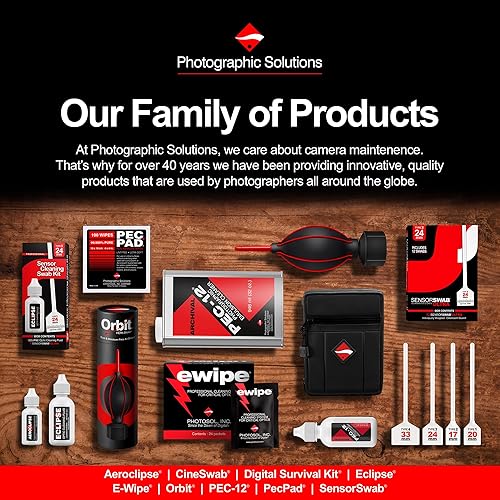 Miniatura 5 de E-Wipe - Almohadillas de limpieza de lente de cámara - Toallitas no abrasivas con solución de limpieza profesional diseñada para electrónica óptica,