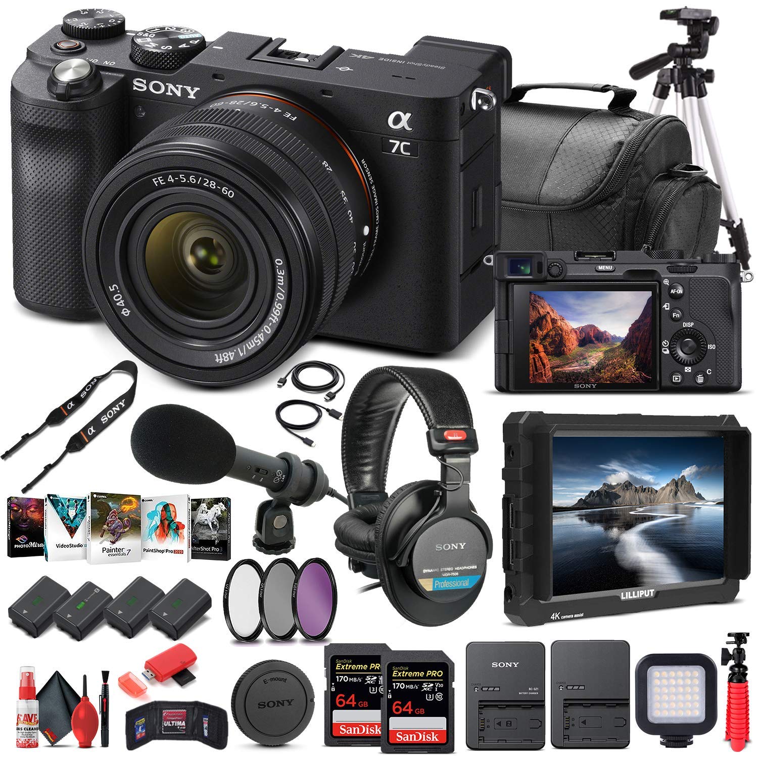 Amazon.com : Sony Alpha a7C Mirrorless Digital Camera with 28-60mm