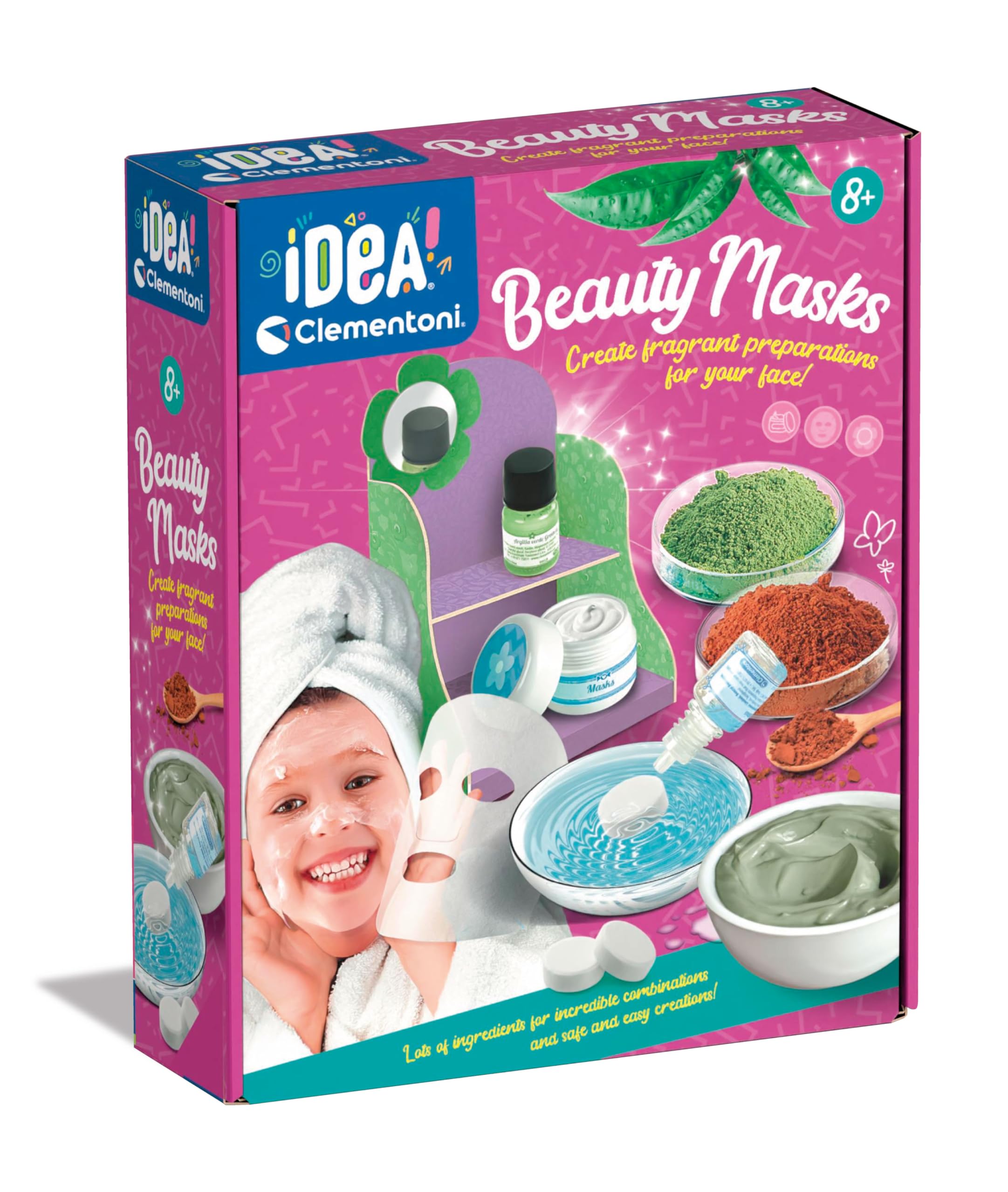 Idea Mask: Create Your Own Natural Beauty Science Kit for Girls, Laboratory Experiment Kit(8+ Years)
