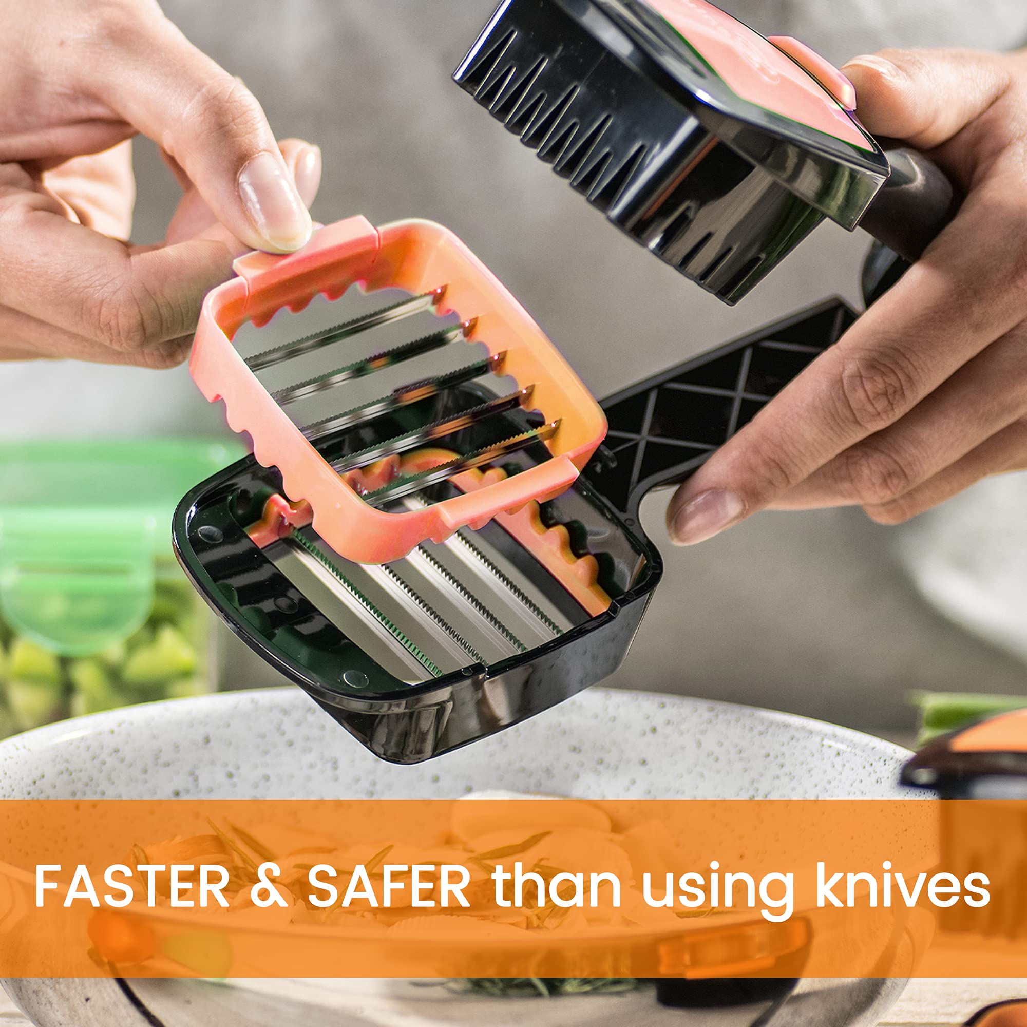 Nutrichopper with Freshkeeping container Vegetable Chopper Onion