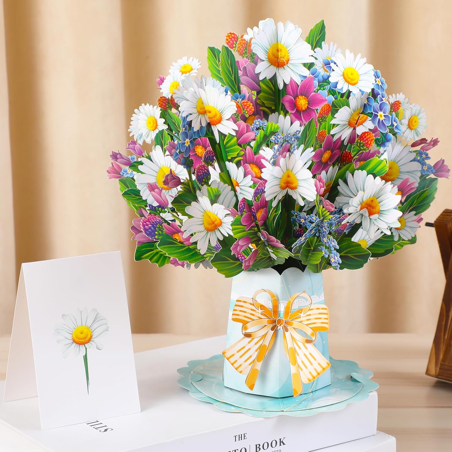 Pop Up Flower Bouquet Card Daisy, 10 Inch Life Bangladesh Ubuy