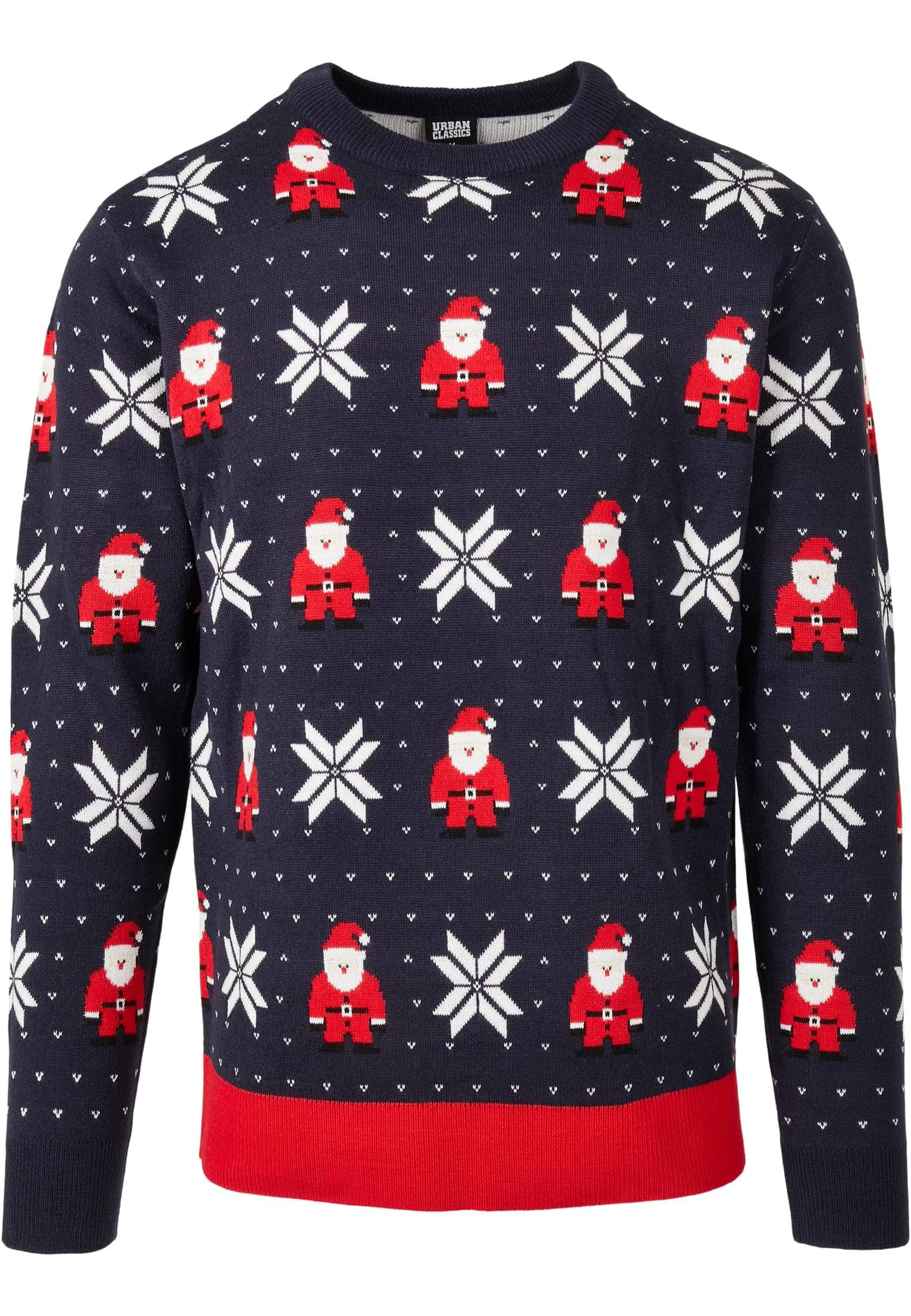 Urban Classics Bluza Uniseks Nicolaus And Snowflakes Sweater