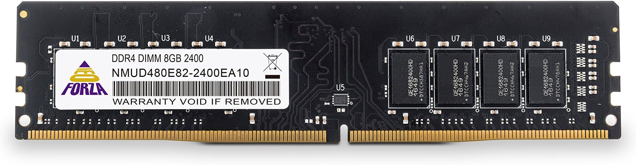 Neo Forza 8GB DDR4-2400MHz PC4-19200 Non-ECC Unbuffered 288-Pin DIMM Desktop Memory NMUD480E82-2400EA10