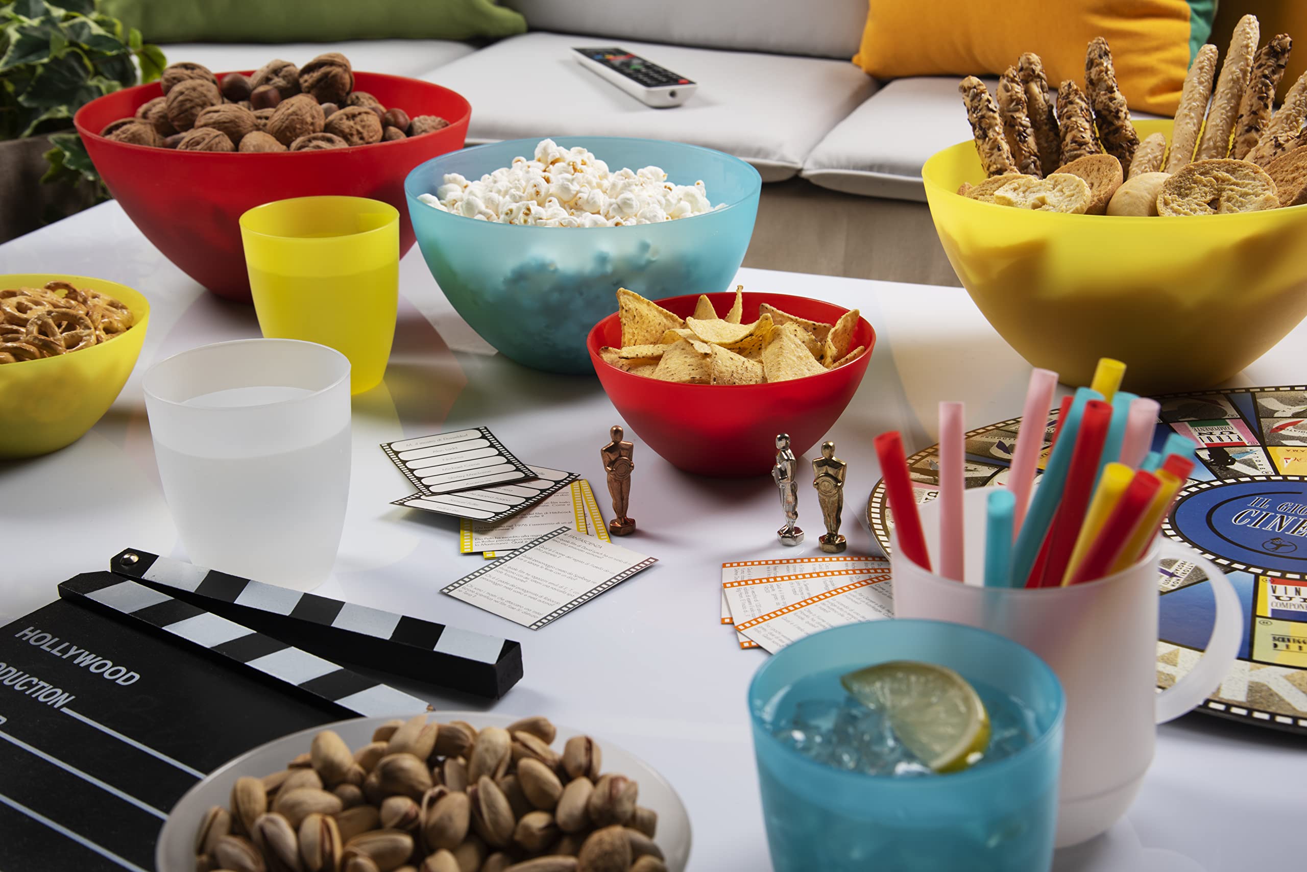 Excelsa Insalatiera Rainbow - Arancione, Polipropilene, Diametro 24 Cm - Foto 10