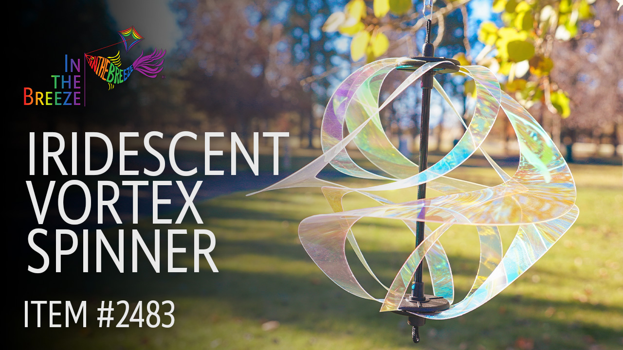 Amazon.com: In the Breeze 2483 — Iridescent Vortex Spinner