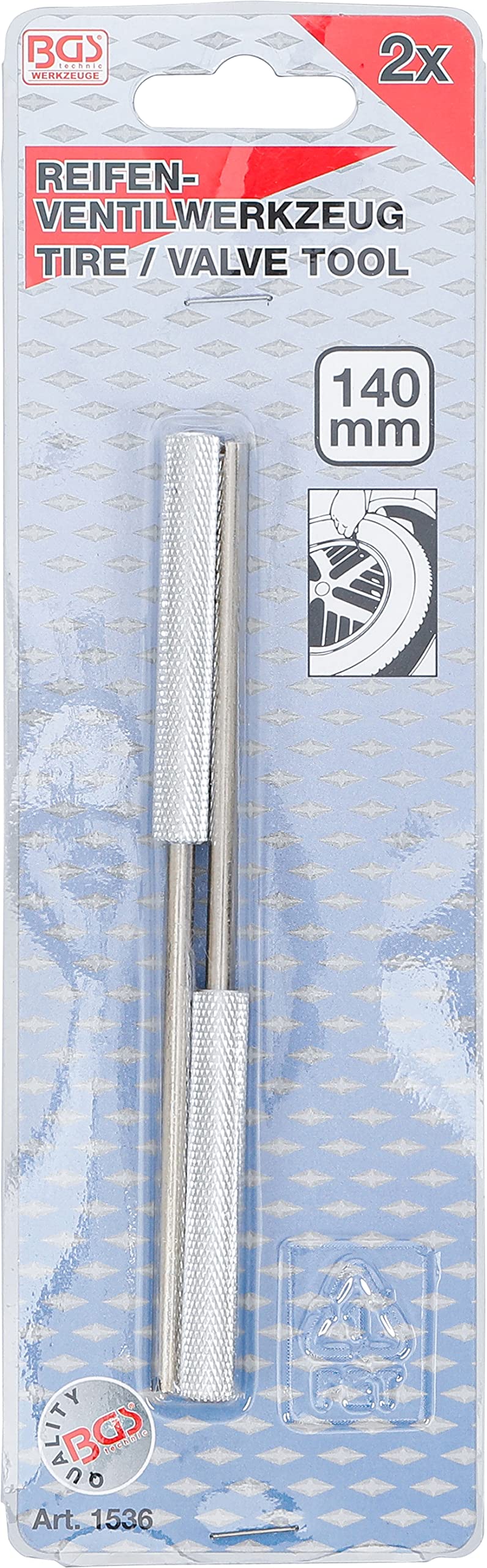 BGS 1536 | Narzędzie do zaworów opon | 2 szt.