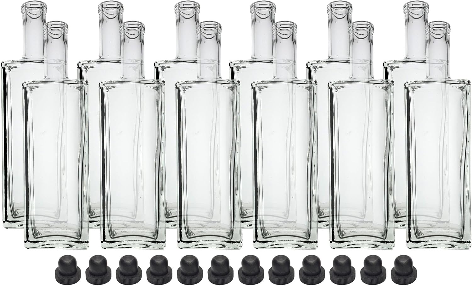 Home Brew Ohio Liberty Liquor Bottles and Corks Set of 12